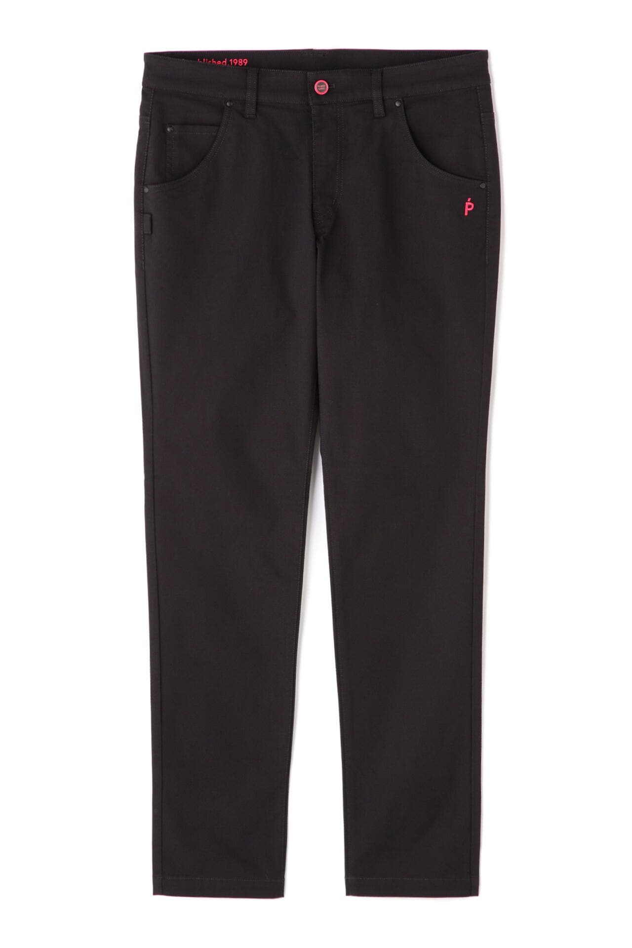 C/Pe ドライストレッチドビーカルゼ 5ポケットパンツ ＜Pink with BLACK＞
