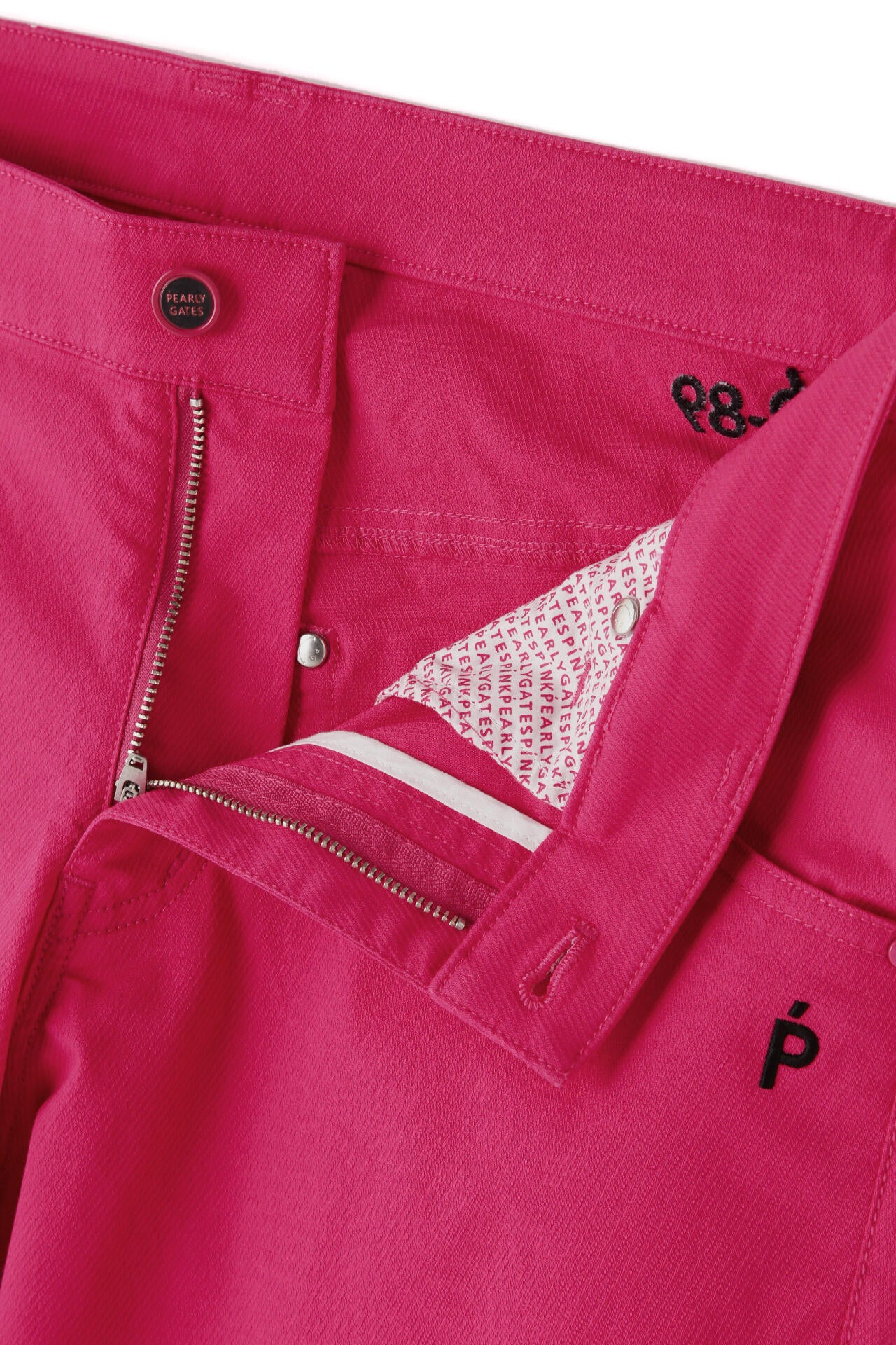C/Pe ドライストレッチドビーカルゼ 5ポケットパンツ ＜Pink with BLACK＞