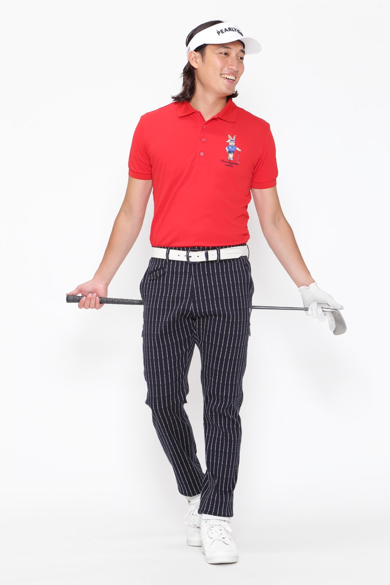 強ストレッチ パンツ ＜PGロゴストライプ＞ | PEARLY GATES（パーリー