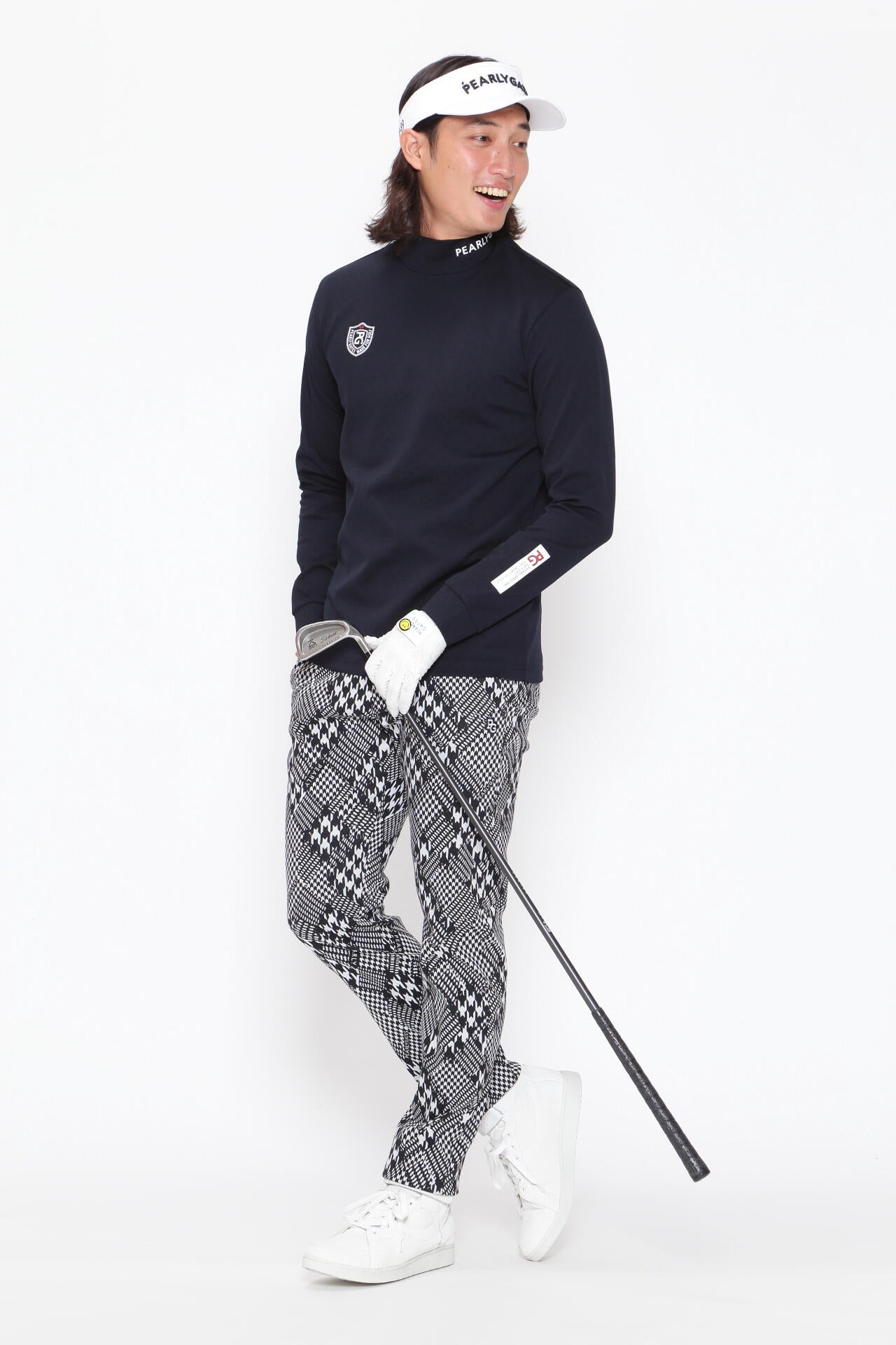 千鳥アーガイルジャガードパンツ | PEARLY GATES（パーリーゲイツ