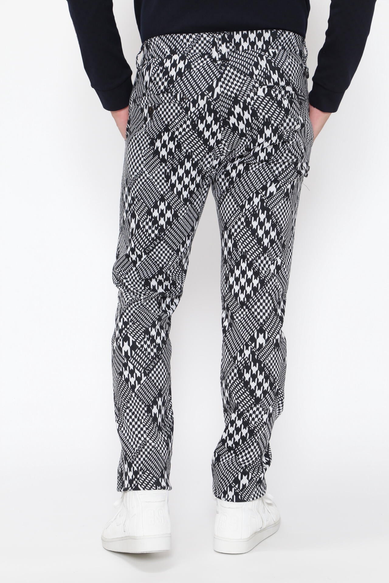 千鳥アーガイルジャガードパンツ