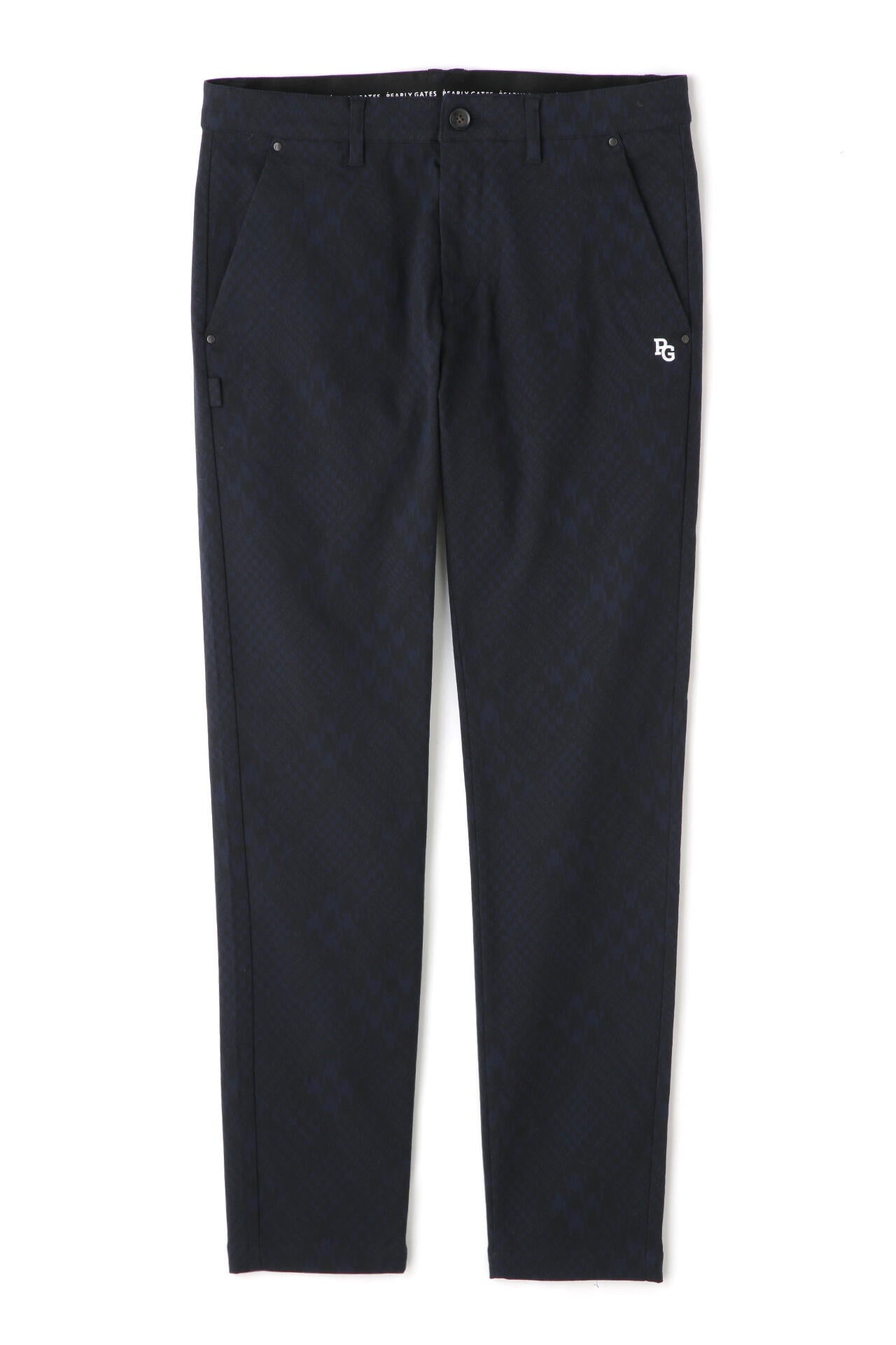 千鳥アーガイルジャガードパンツ