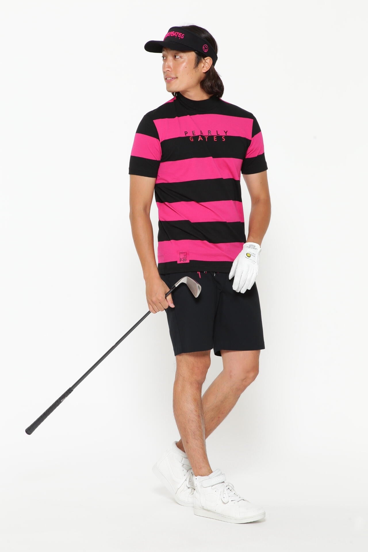 ロゴカットジャガード ショートパンツ ＜Pink with BLACK＞