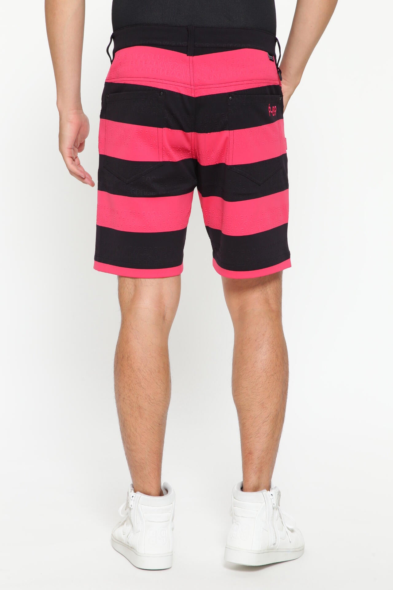 TEXBRIDダンボール ショートパンツ ＜Pink with BLACK＞
