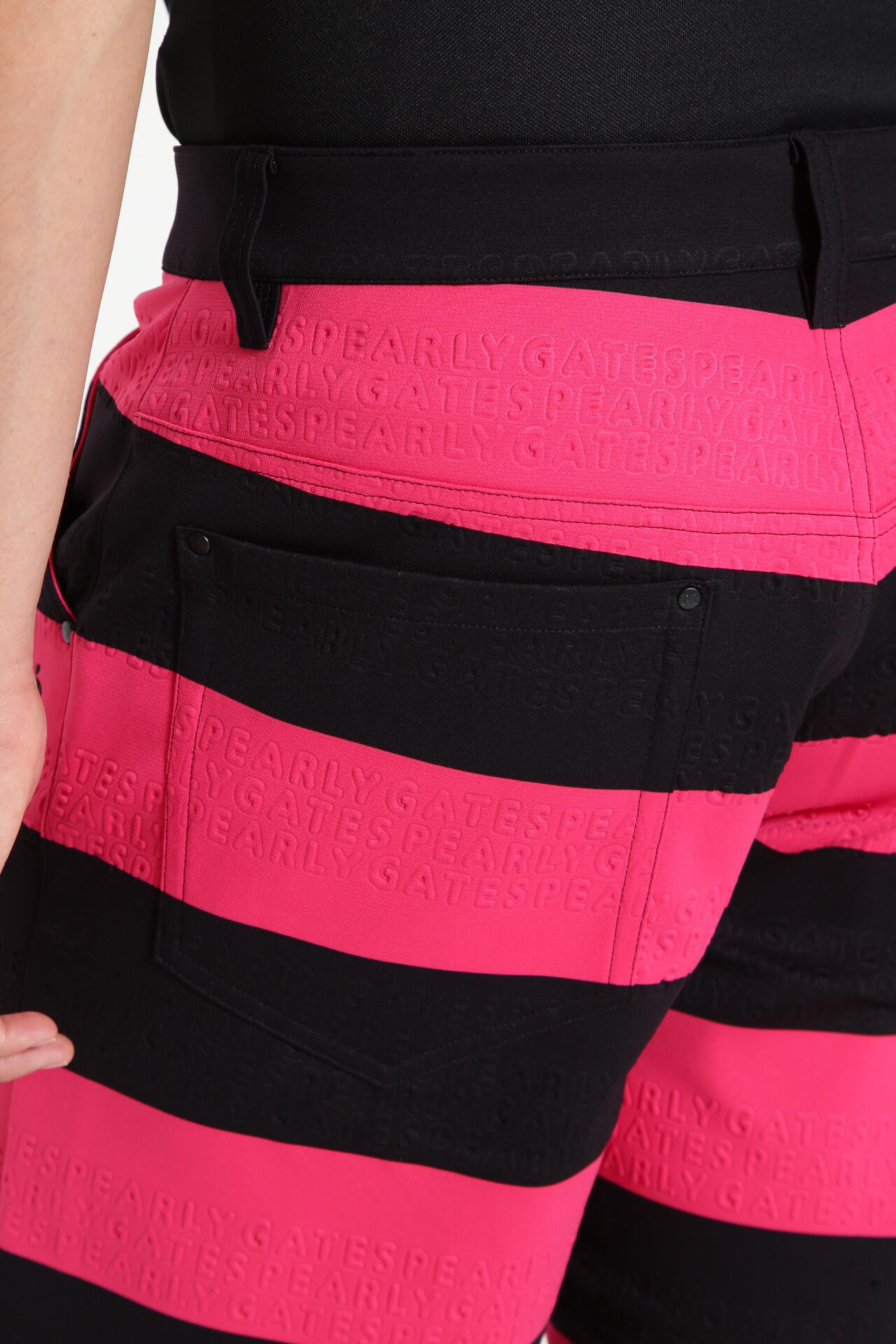 TEXBRIDダンボール ショートパンツ ＜Pink with BLACK＞