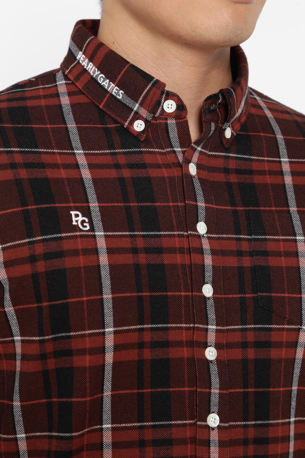 カノコハイブリットプリント 長袖カットソープルオーバー ＜CHECK