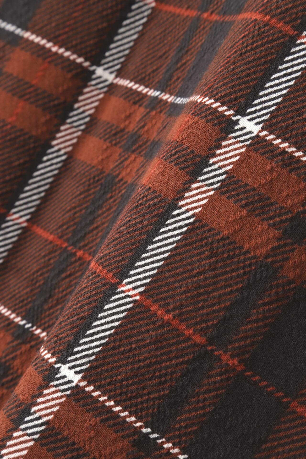 コットン裏毛ジャガード フルジップフーディジャケット ＜CHECK