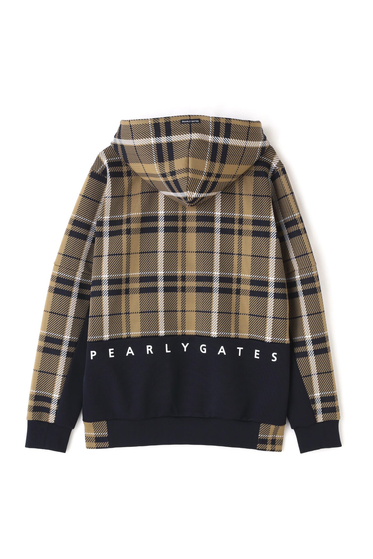 Wジャガード フルジップフーディ ＜CHECKシリーズ＞ | PEARLY GATES