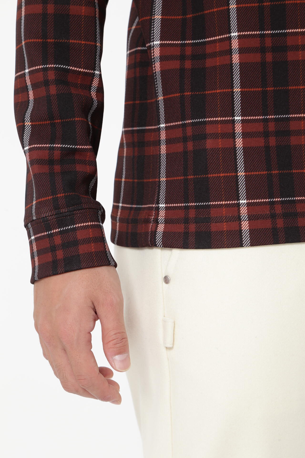 カノコダンボール ハイネックカットソー ＜CHECKシリーズ＞ | PEARLY