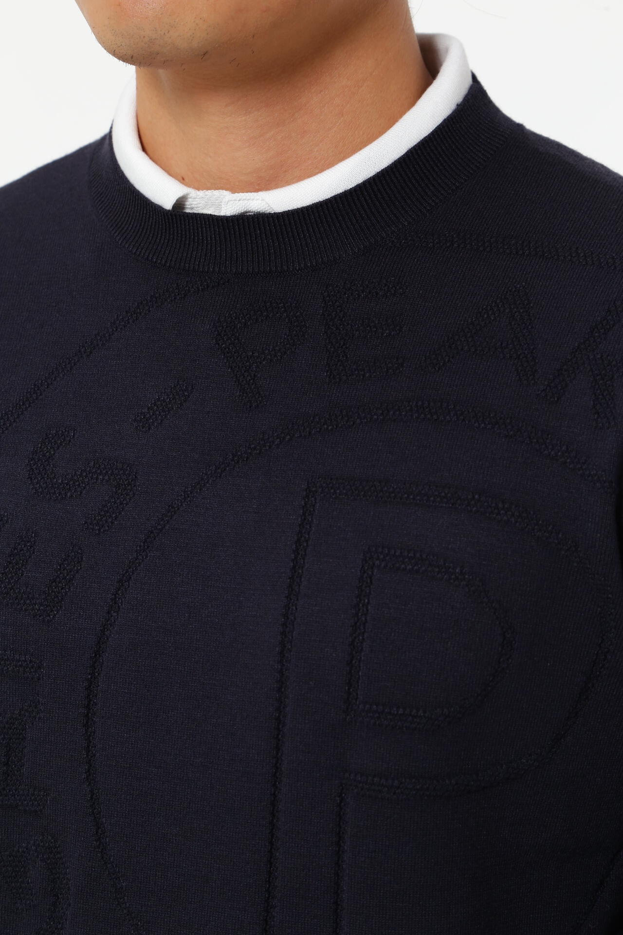 16500パーリーゲイツESSENTIAL濃紺メンズ4コットン×アロフト裏カノコ 16500パーリーゲイツESSENTIAL濃紺メンズ4コットン×アロフト裏カノコ