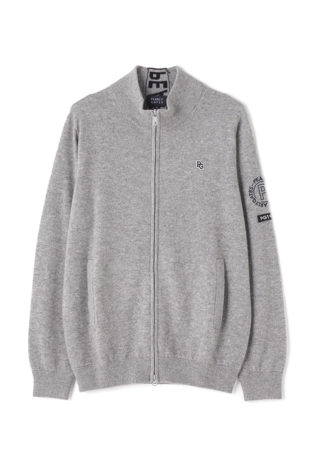 カシミヤ天竺 フルジップニットジャケット | PEARLY GATES（パーリー