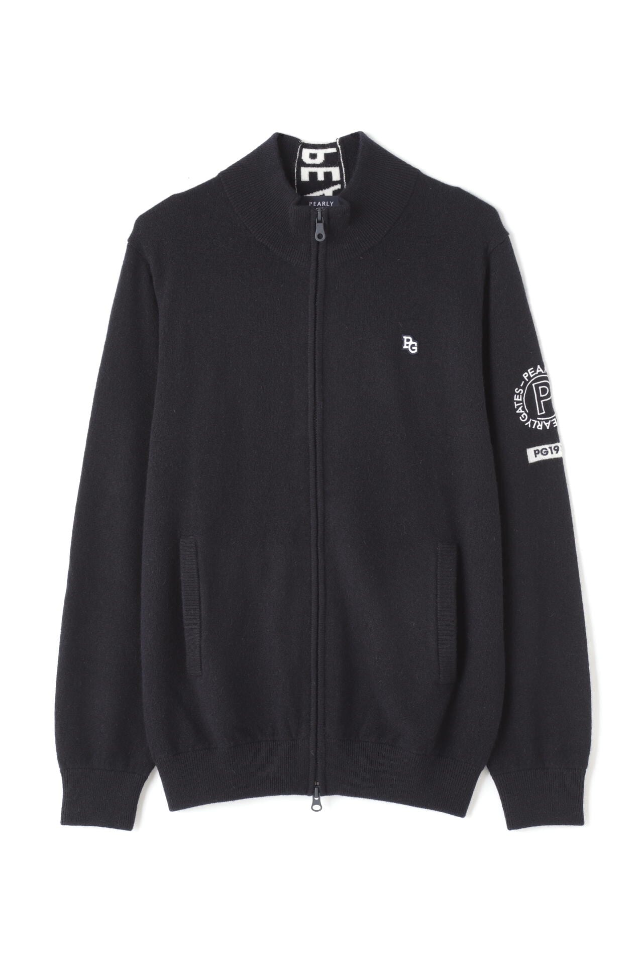 カシミヤ天竺 フルジップニットジャケット | PEARLY GATES（パーリー