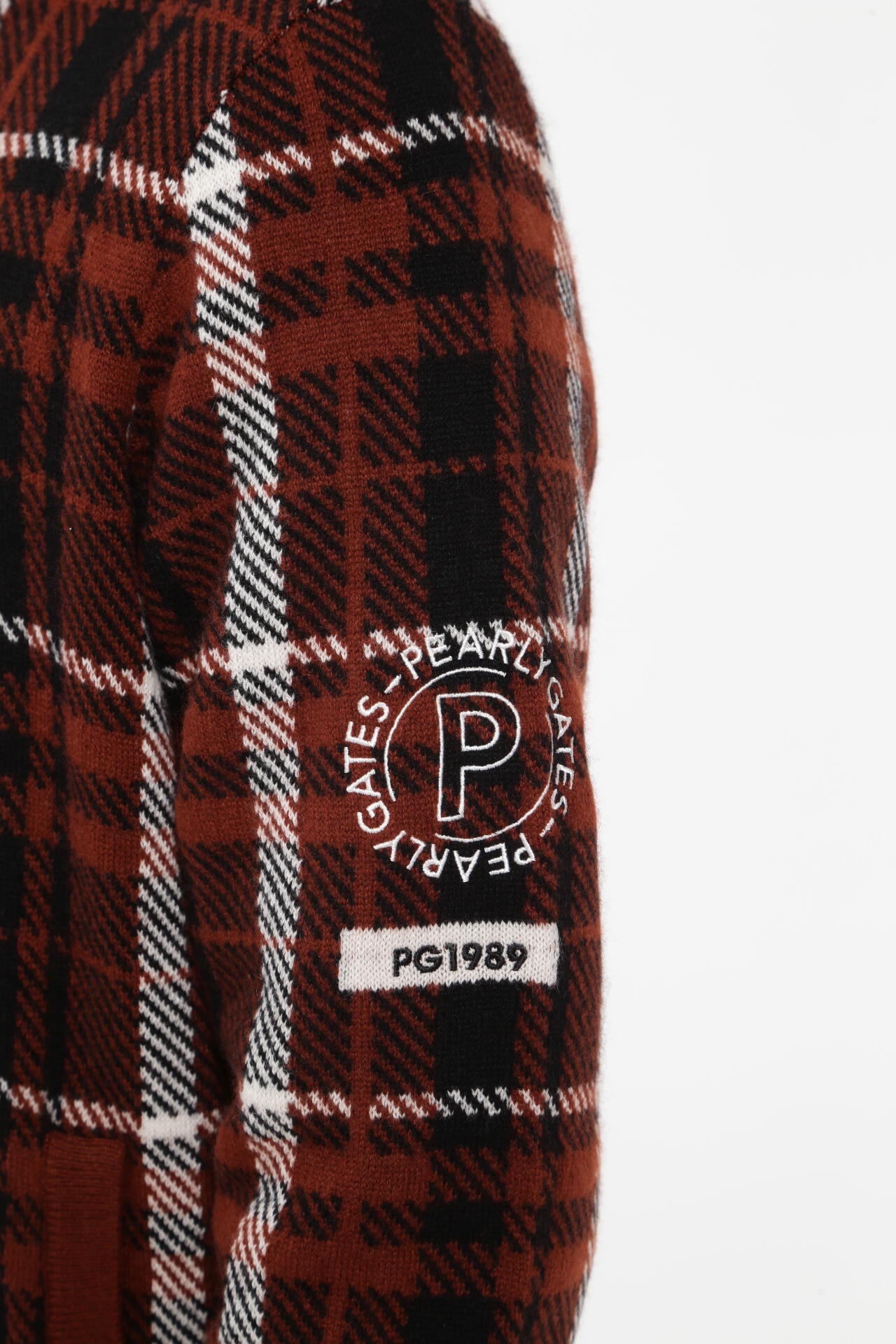 カシミヤ天竺 フルジップニットジャケット ＜CHECKシリーズ＞ | PEARLY