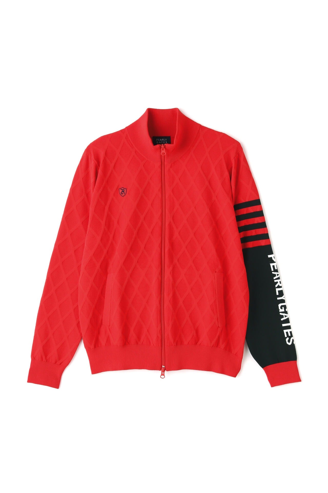 ジャガード フルジップニットブルゾン ＜NEWアーガイル＞ | PEARLY