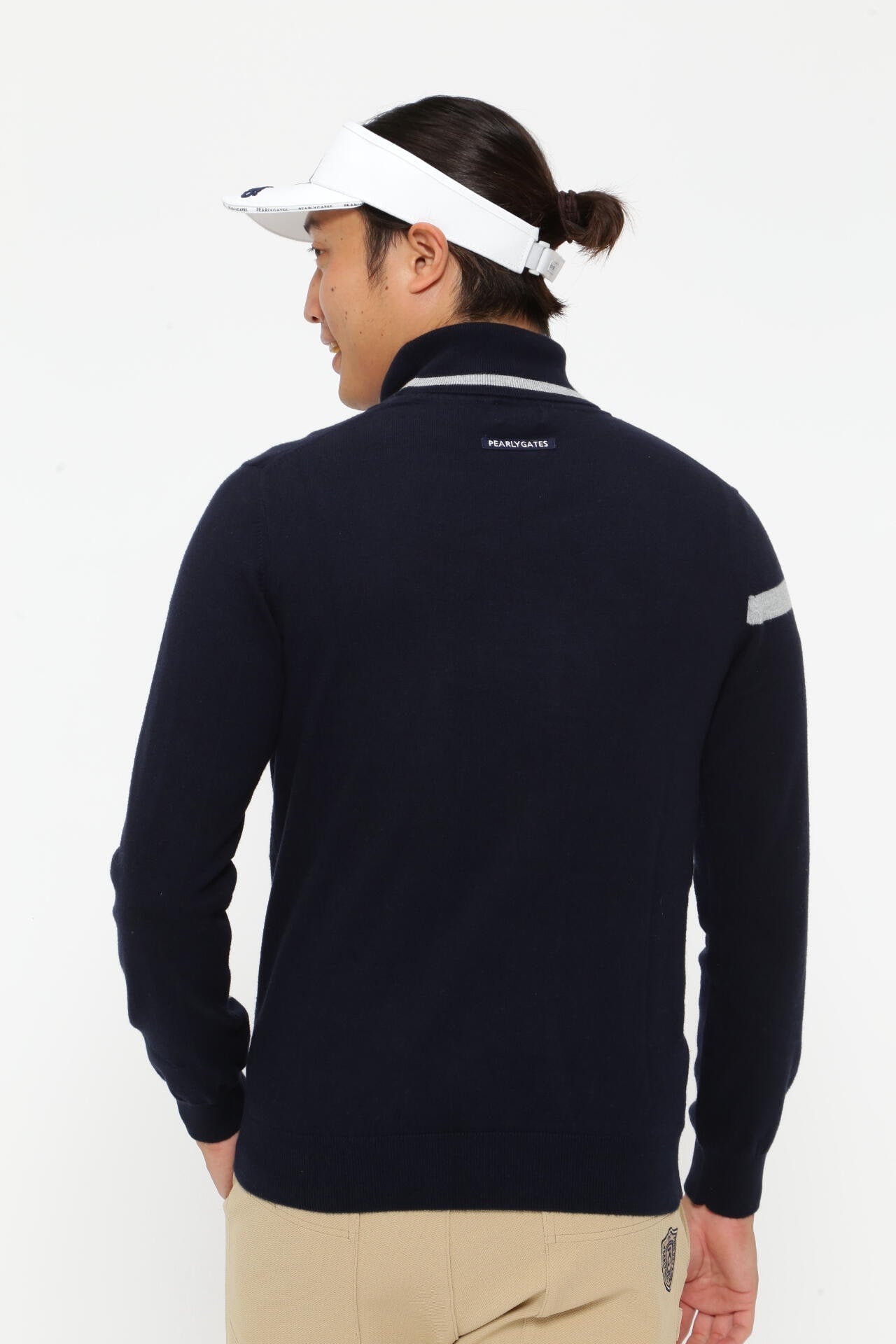 パーリーゲイツ　ハイネックニットプルオーバー 楽天市場】PEARLY GATES ウールカシミヤ ハイネックニットプルオーバー