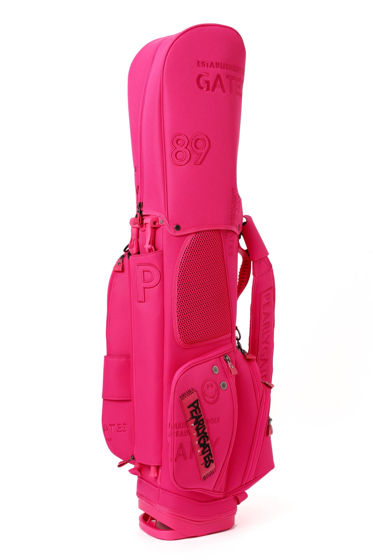 スタンド式キャディバッグ ＜Pink with BLACK＞ (46インチ対応) (UNISEX)