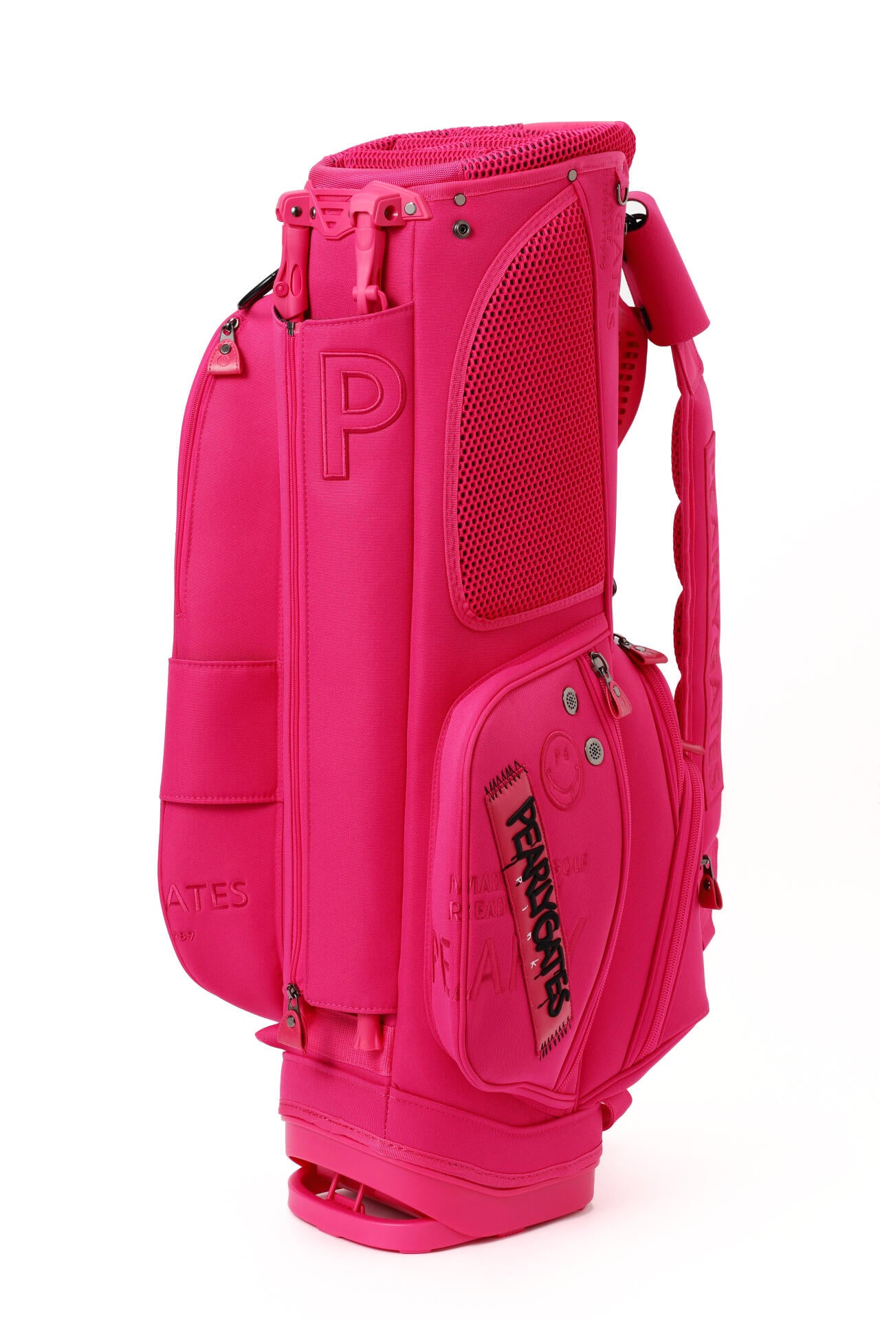 スタンド式キャディバッグ ＜Pink with BLACK＞ (46インチ対応) (UNISEX)