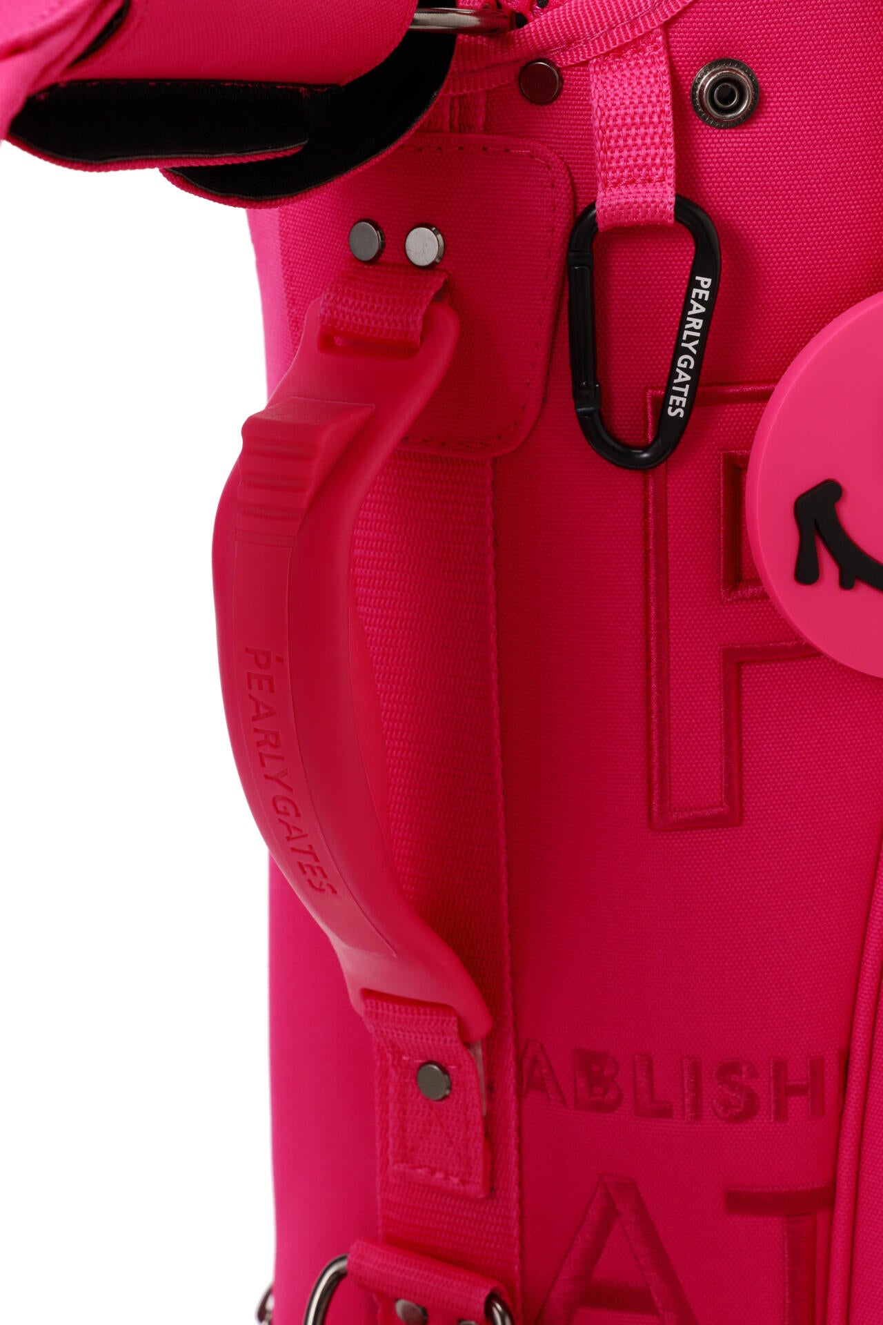スタンド式キャディバッグ ＜Pink with BLACK＞ (46インチ対応) (UNISEX)