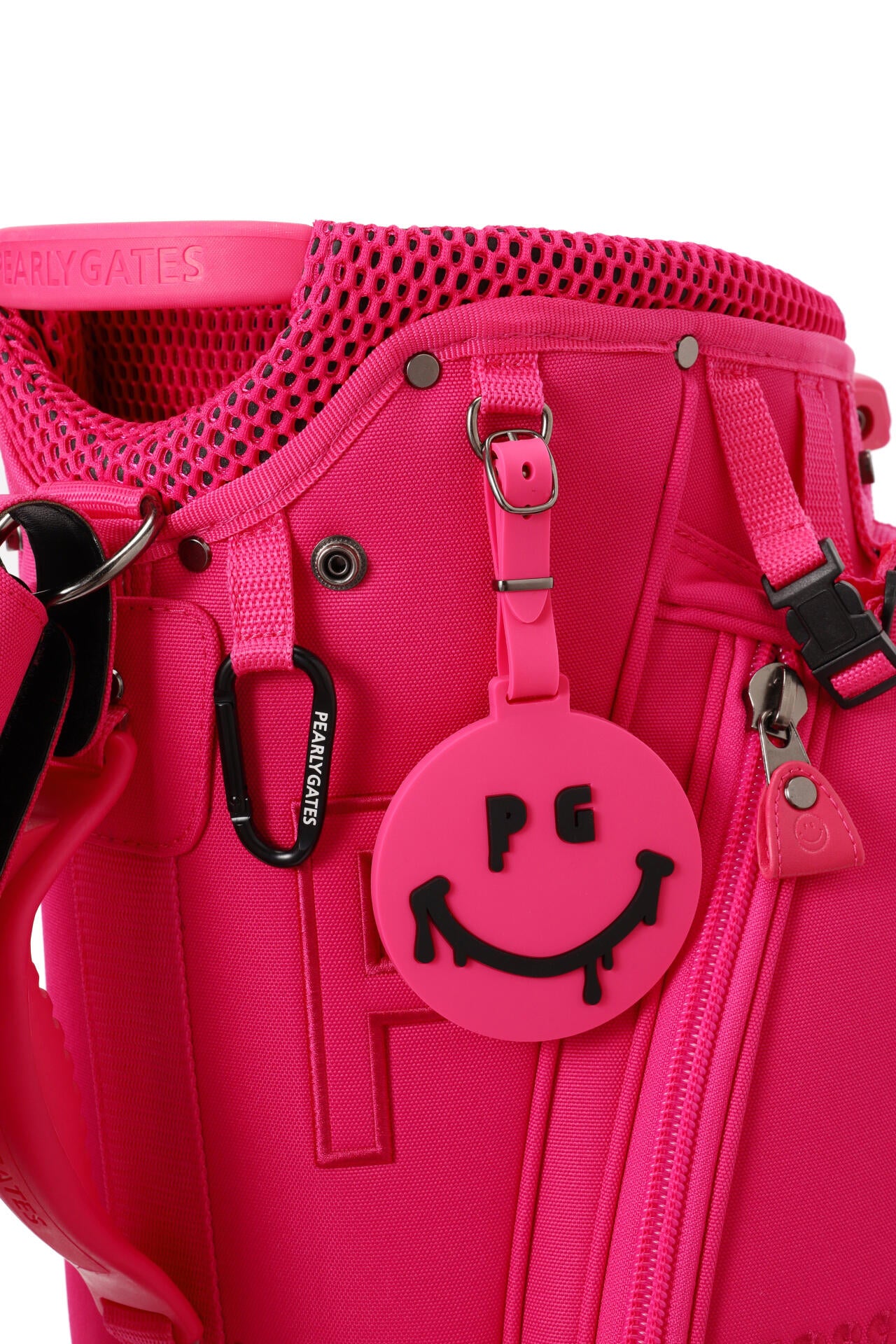 スタンド式キャディバッグ ＜Pink with BLACK＞ (46インチ対応) (UNISEX)