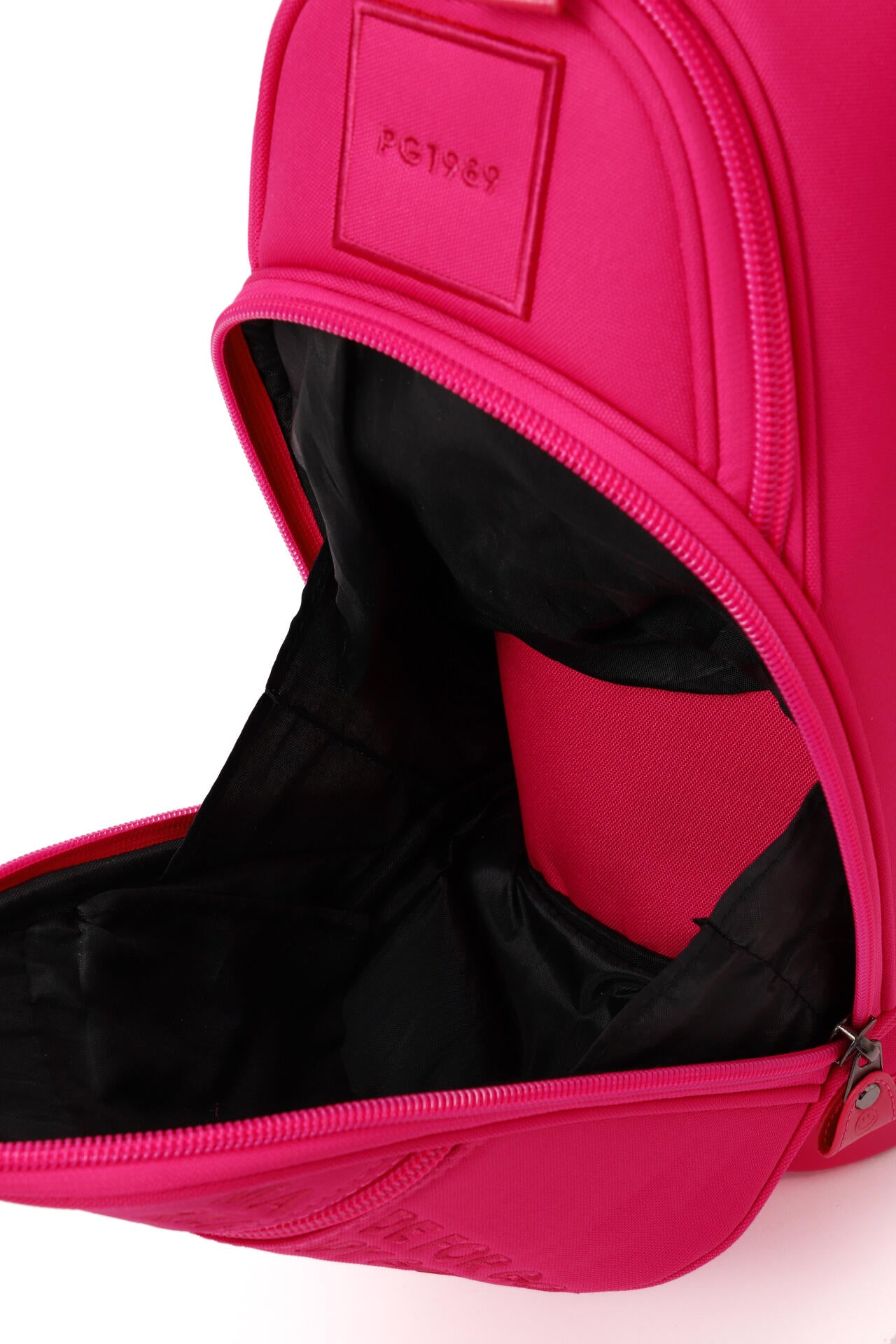 スタンド式キャディバッグ ＜Pink with BLACK＞ (46インチ対応) (UNISEX)