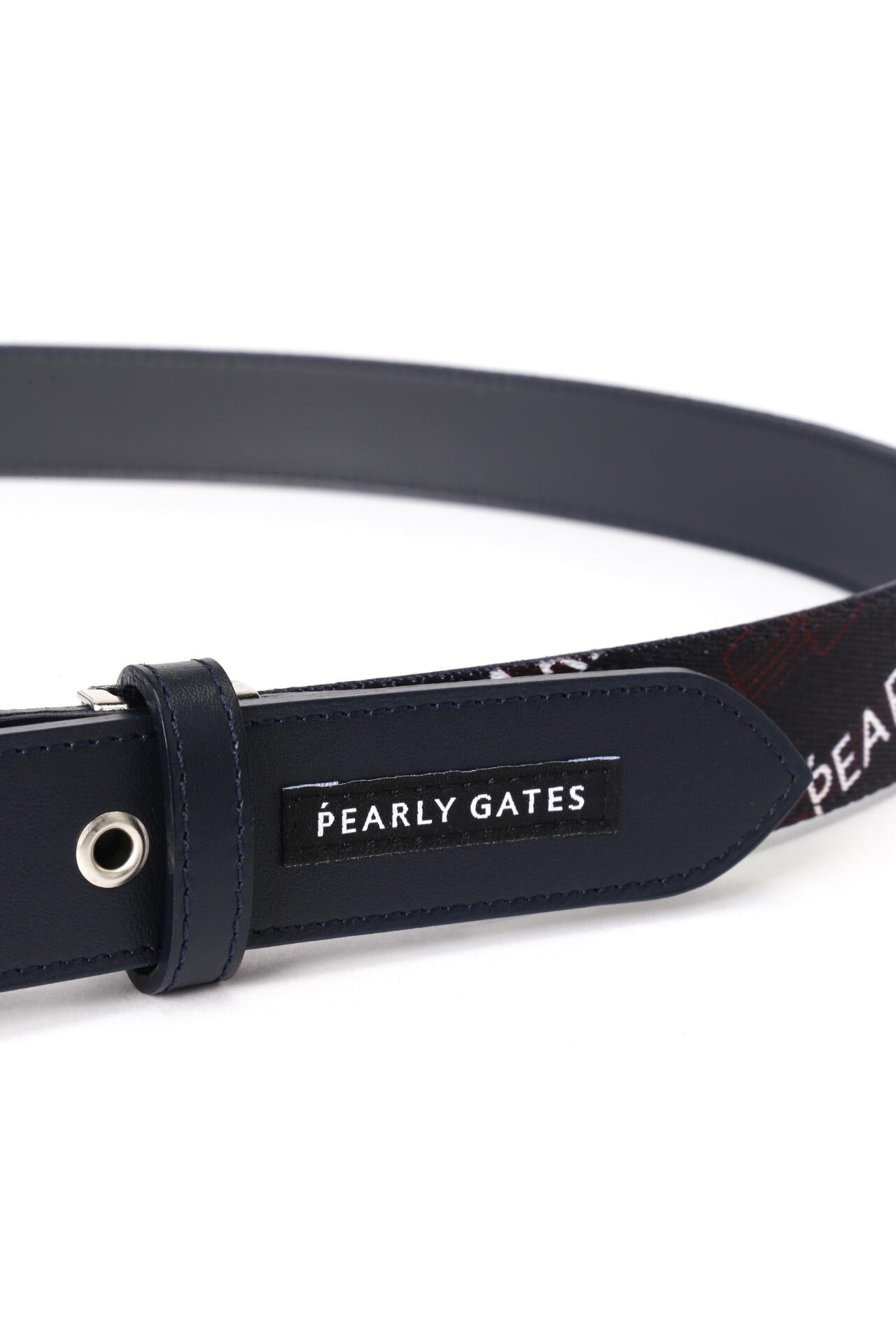 モノグラム×ロゴ柄プリントテープベルト (UNISEX) | PEARLY GATES