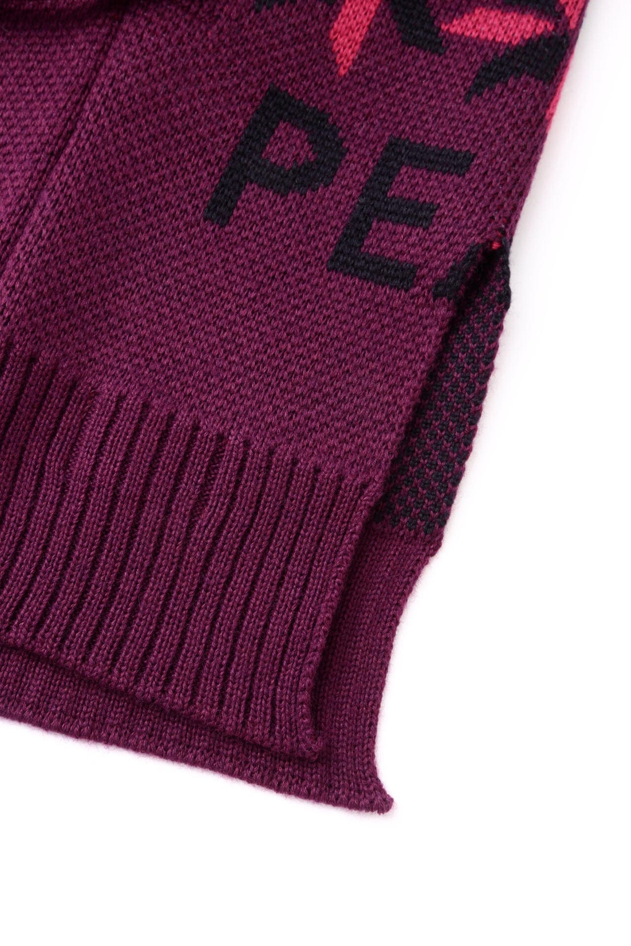 幾何学柄ニットバラクラバ (UNISEX)
