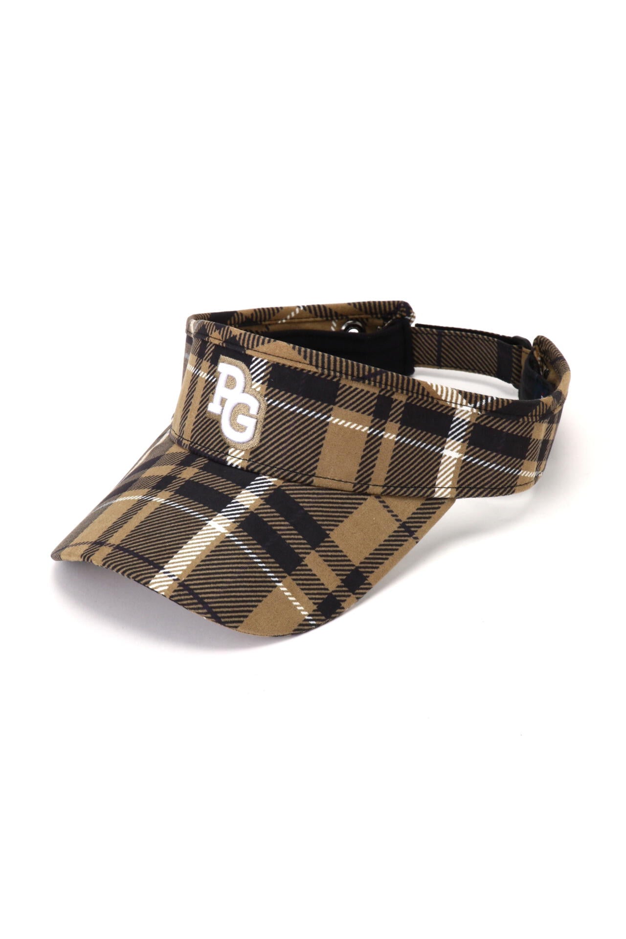 チェック柄 バイザー ＜CHECKシリーズ＞ (UNISEX)