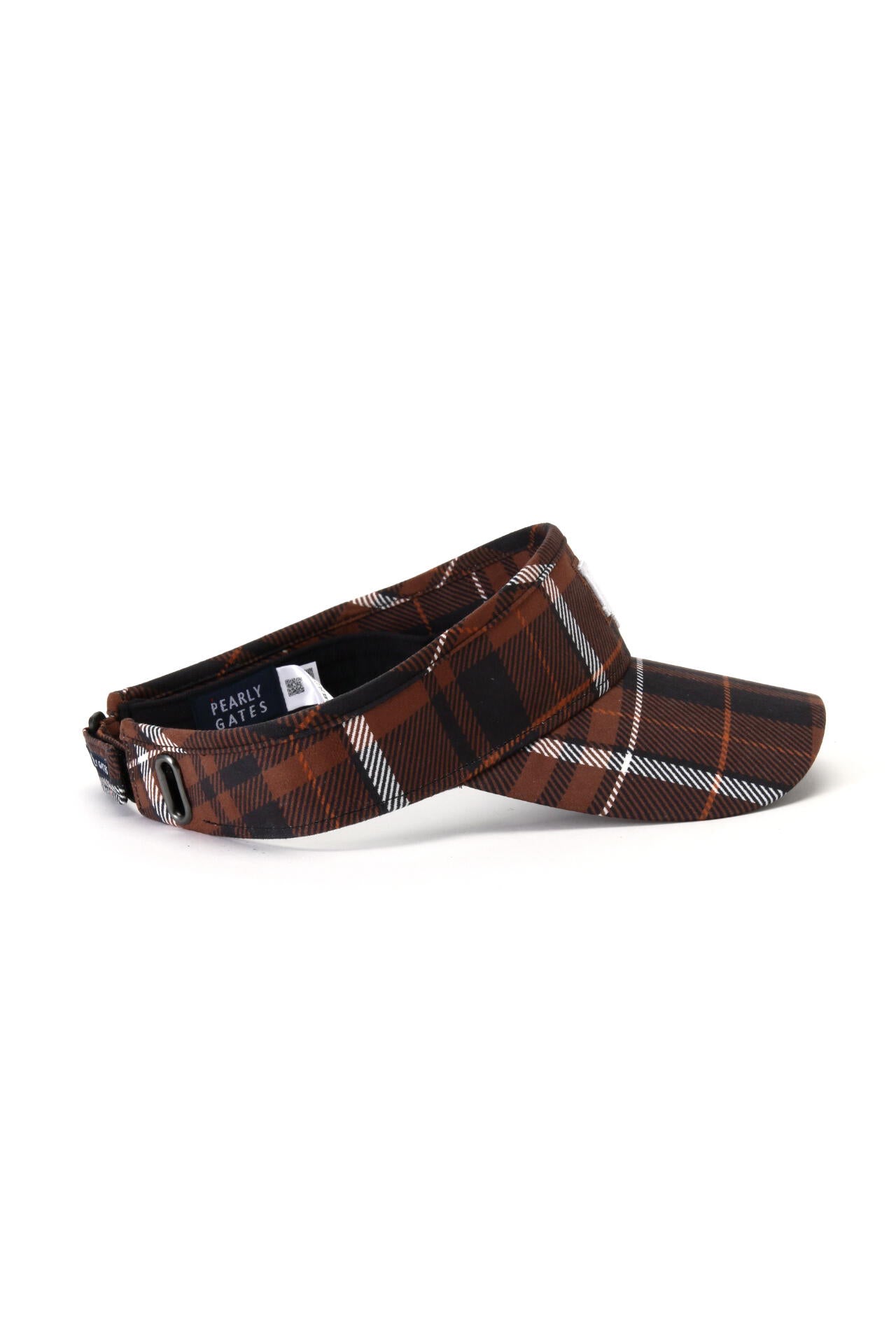 チェック柄 バイザー ＜CHECKシリーズ＞ (UNISEX)