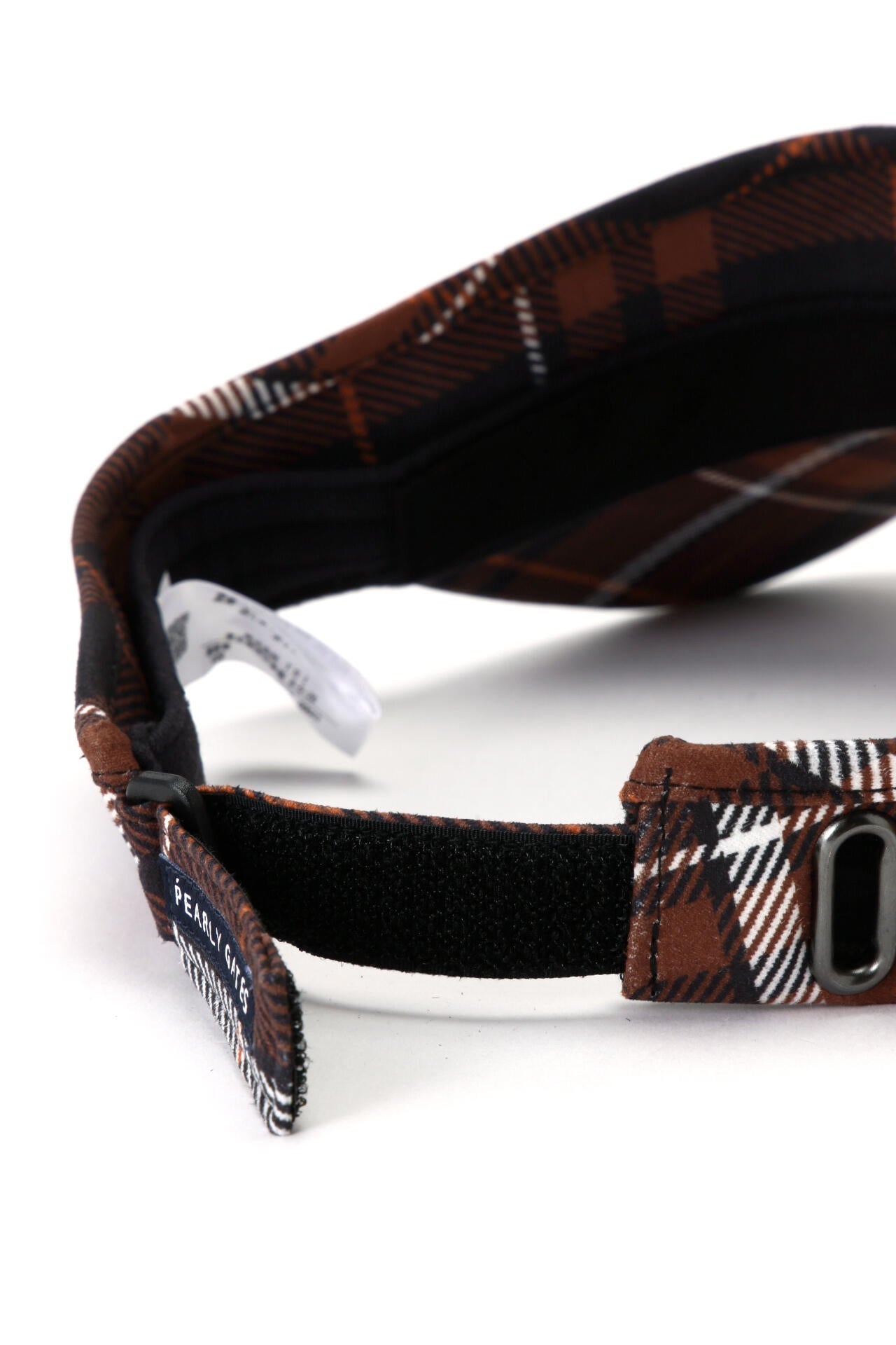 チェック柄 バイザー ＜CHECKシリーズ＞ (UNISEX)