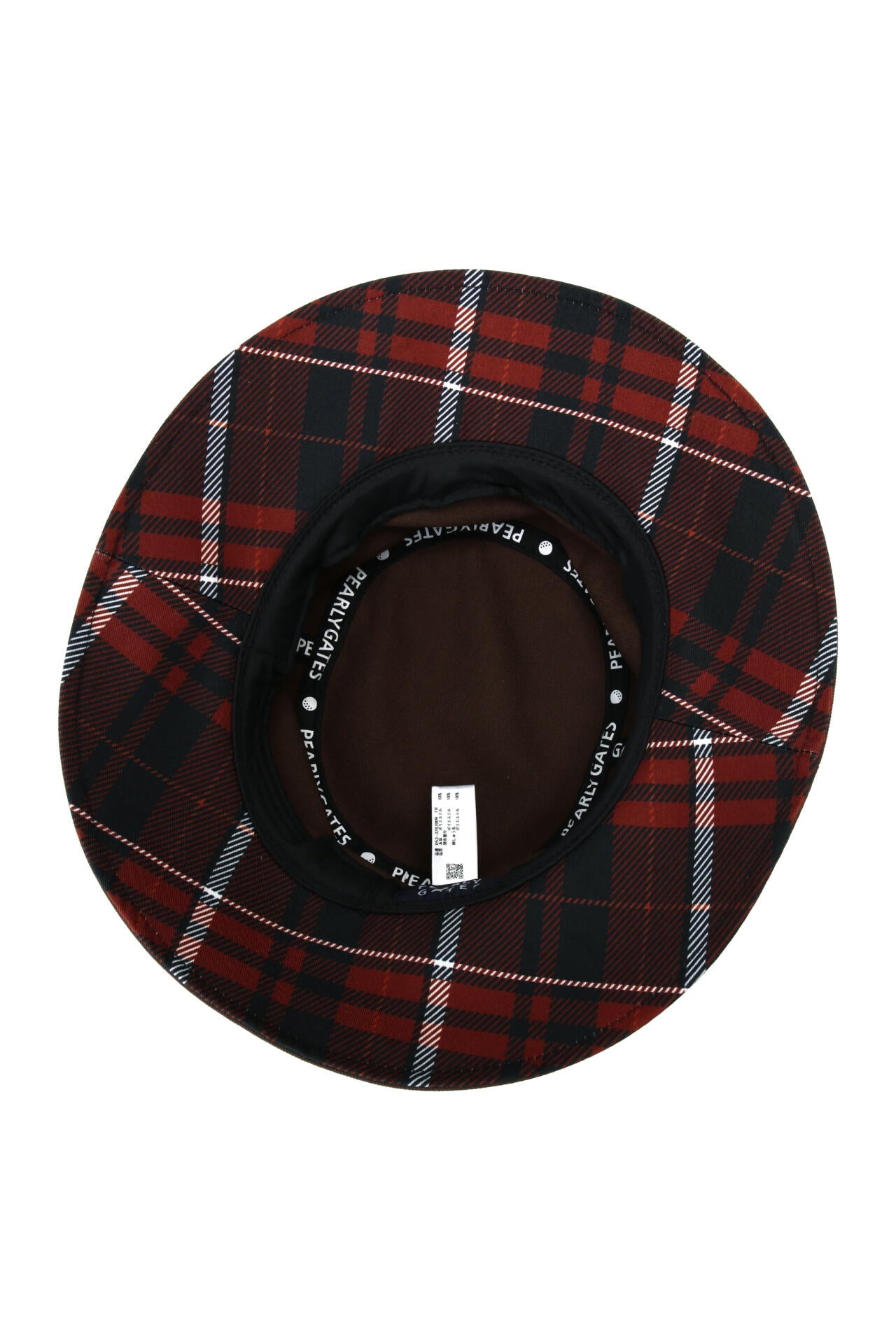 つば裏チェック柄 ハット ＜CHECKシリーズ＞ (UNISEX) | PEARLY GATES