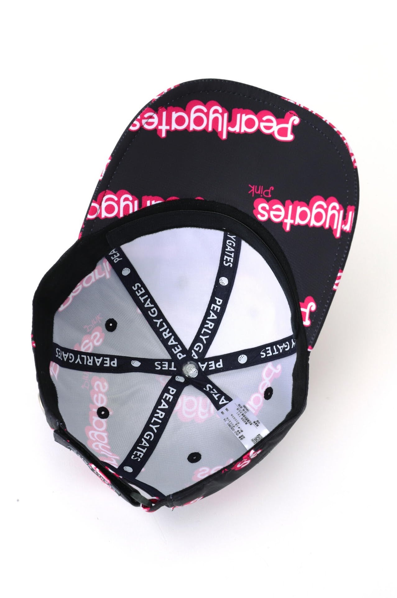キャップ ＜Pink with BLACK＞ (UNISEX)