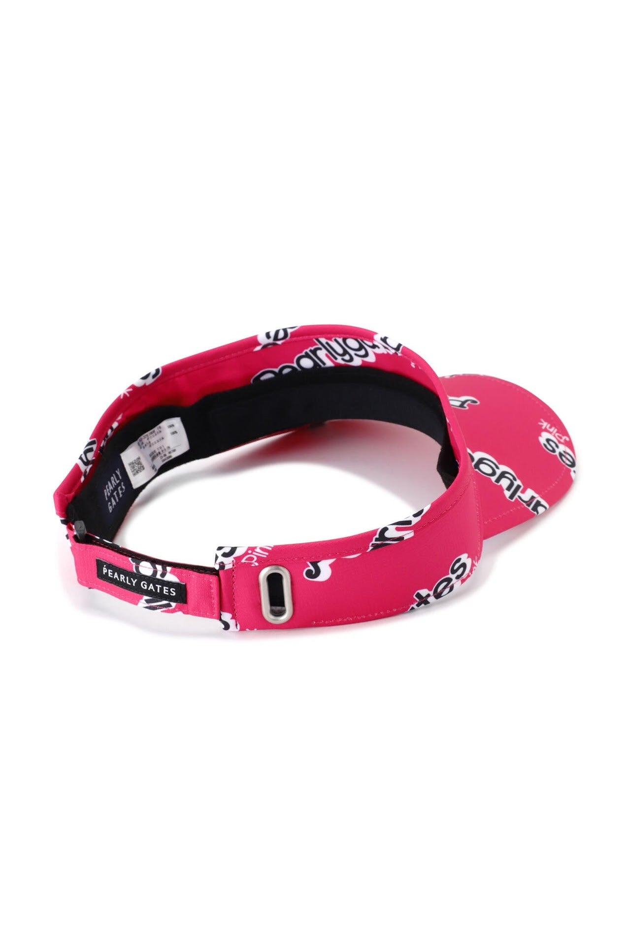 バイザー ＜Pink with BLACK＞ (UNISEX)