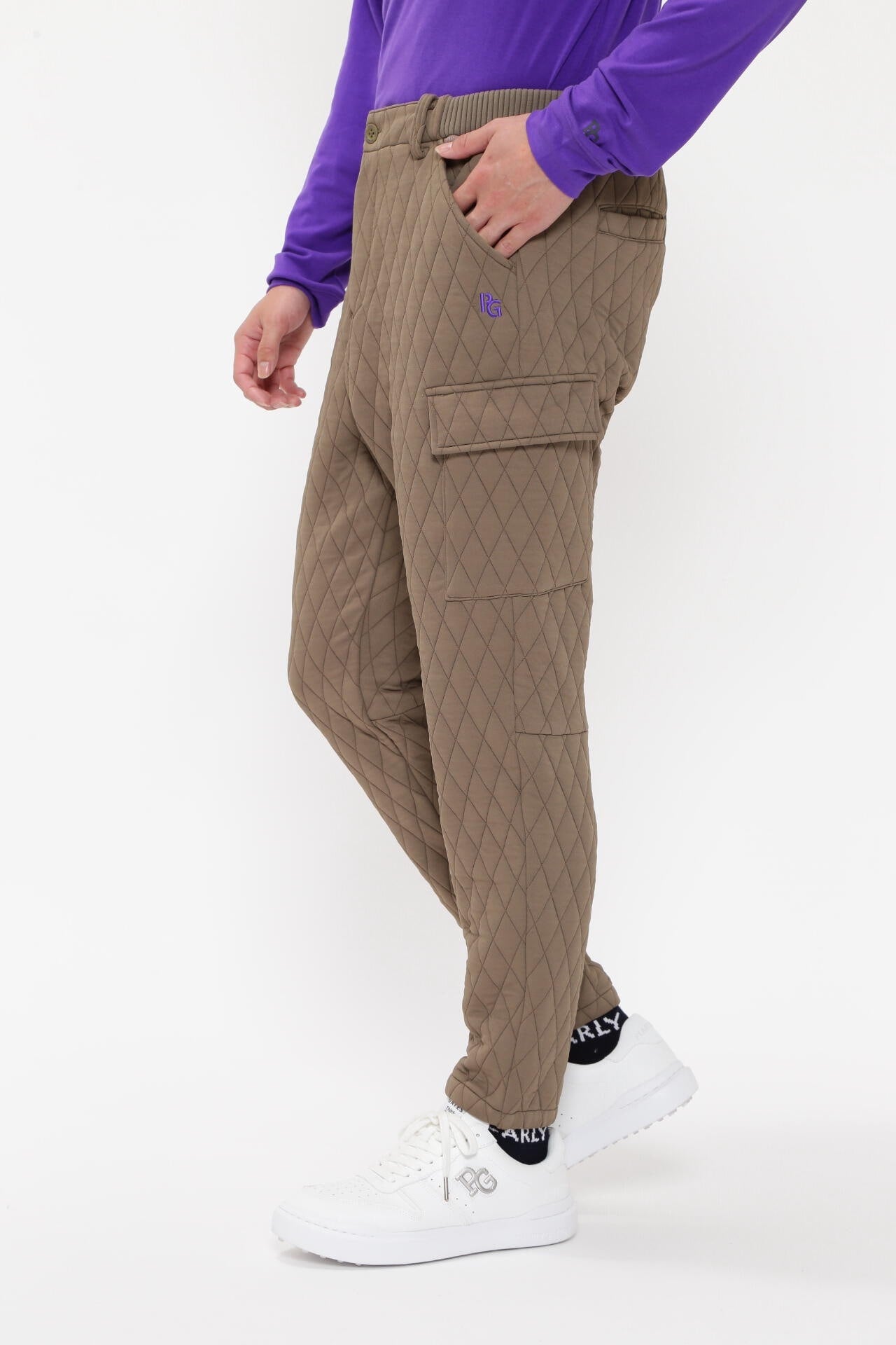 未使用 4.5万 PGG ロングパンツ 0 S 秋冬 中綿入りキルティングパンツ 未使用 4.5万 PGG ロングパンツ 0 S 秋冬 中綿入りキルティング