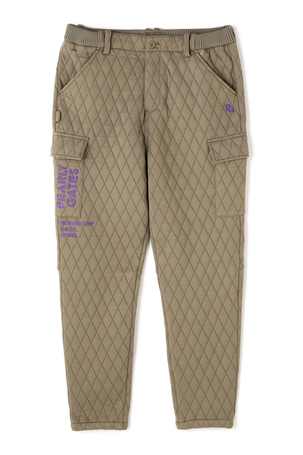 PEARLY GATES ジャガード パンツ パーリーゲイツ 美品 ポリエステルキルトジャガードパンツ＜Relaxシリーズ＞ | PEARLY