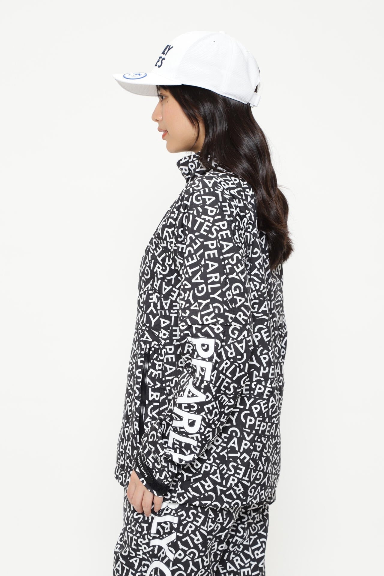 CRAFTEVO レインジャケット ＜ロゴ/千鳥柄＞ (LADIES) | PEARLY GATES