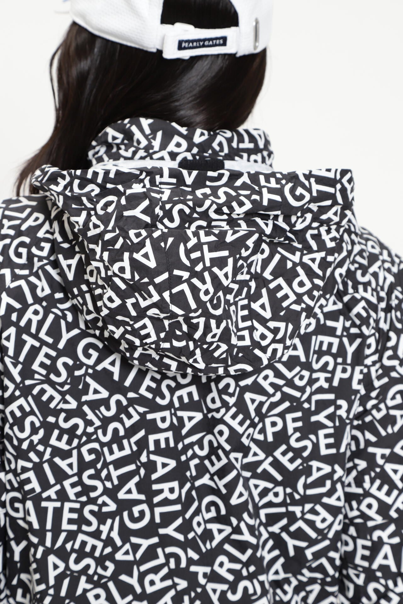 CRAFTEVO レインジャケット ＜ロゴ/千鳥柄＞ (LADIES) | PEARLY GATES