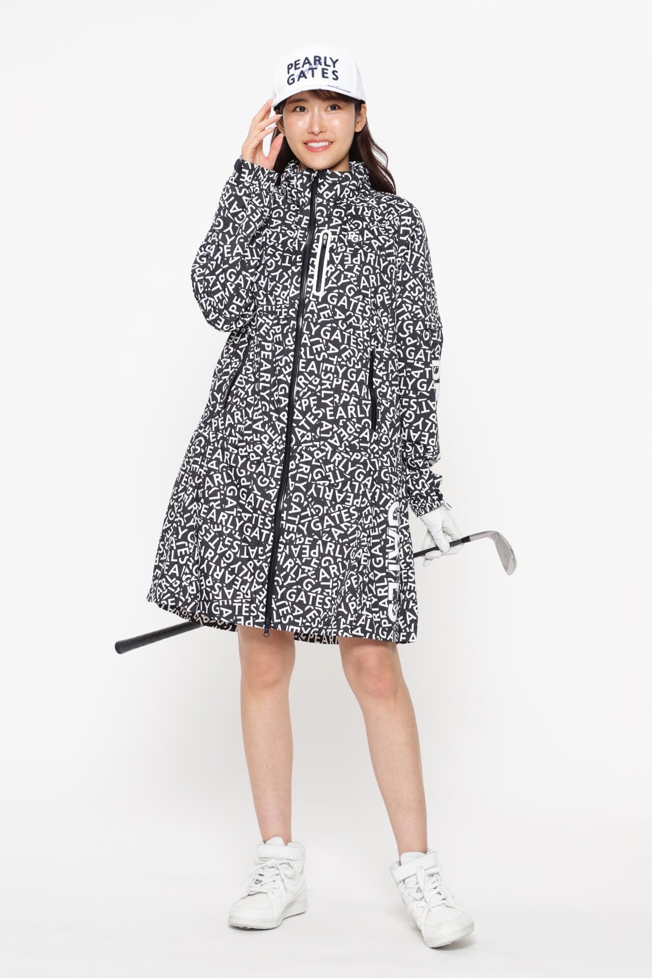 CRAFTEVO レインコート ＜ロゴ/千鳥柄＞ (LADIES) | PEARLY GATES