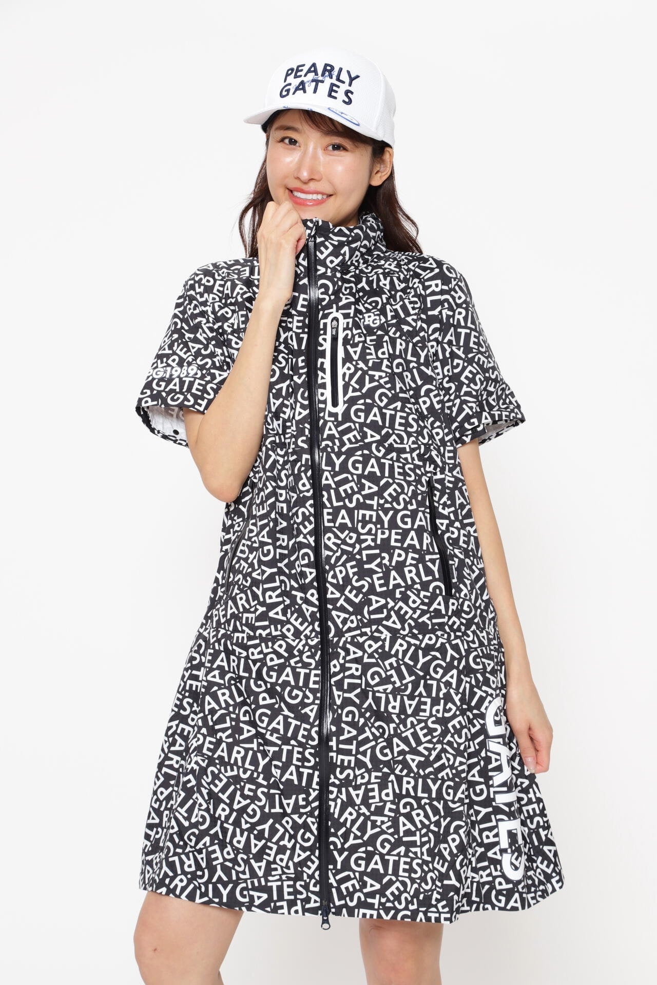 CRAFTEVO レインコート ＜ロゴ/千鳥柄＞ (LADIES) | PEARLY GATES