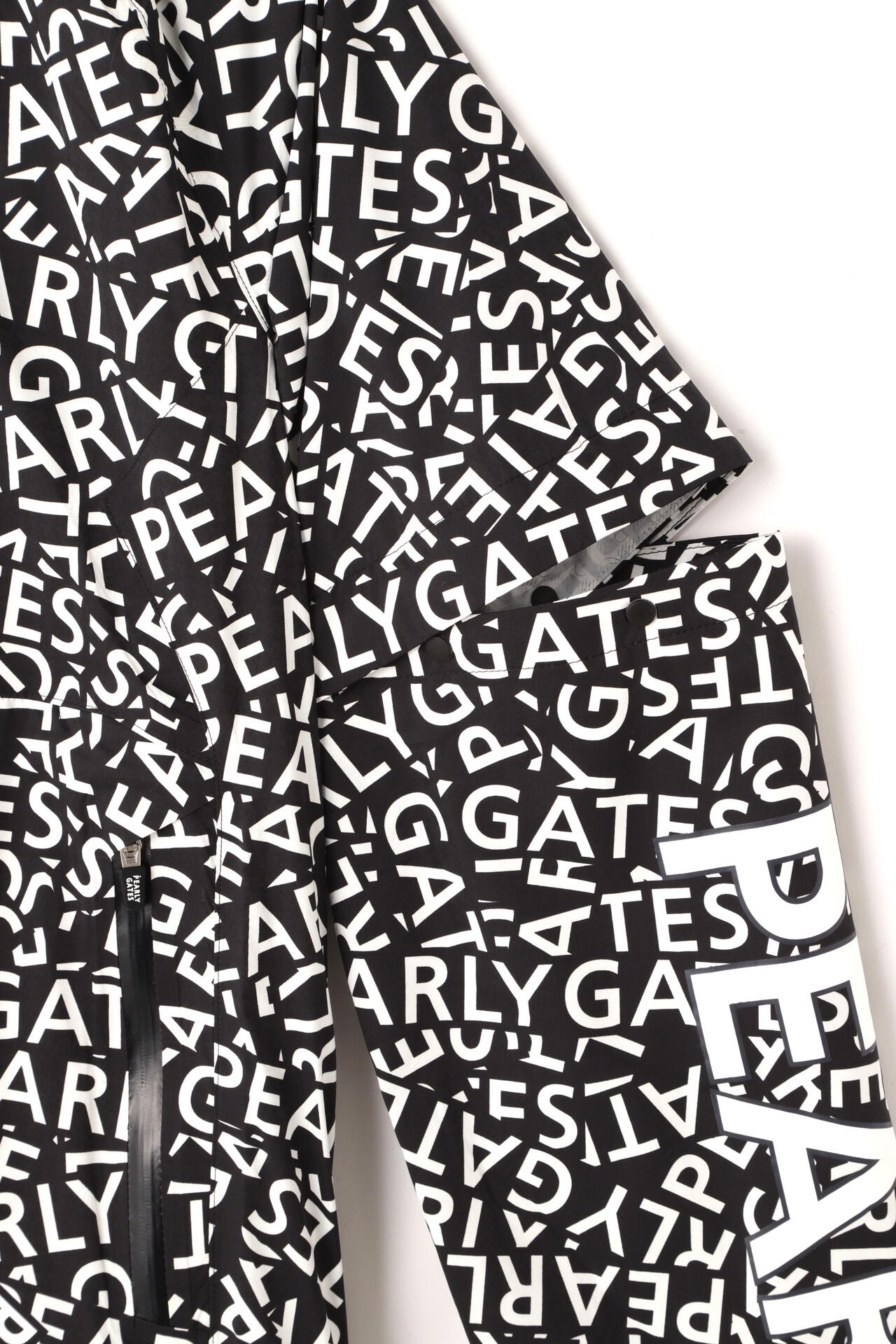 新品 PEARLY GATES バックロゴ レインコート 0 ホワイトAQUAX