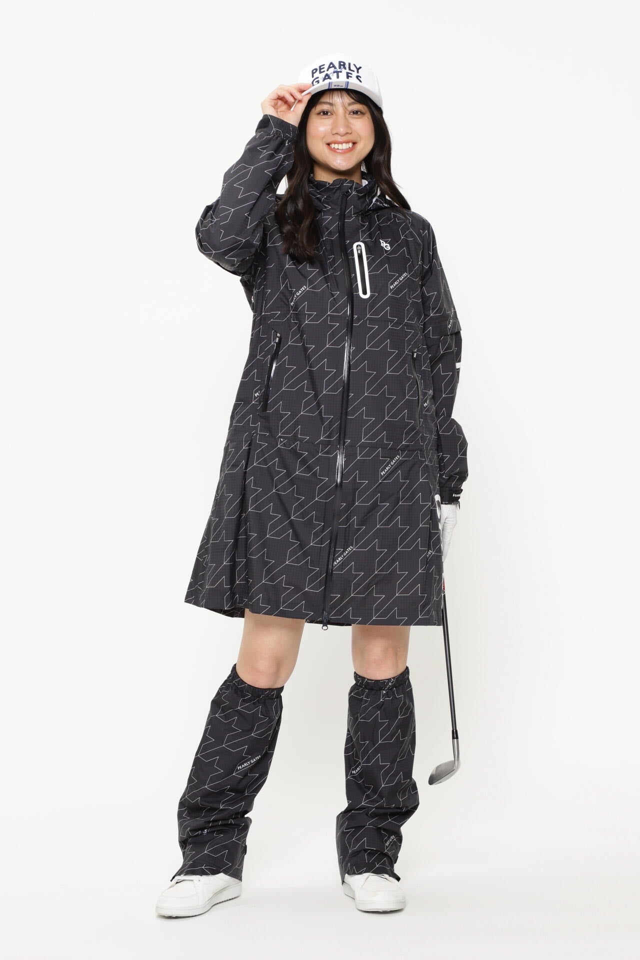 CRAFTEVO レインコート ＜ロゴ/千鳥柄＞ (LADIES) | PEARLY GATES
