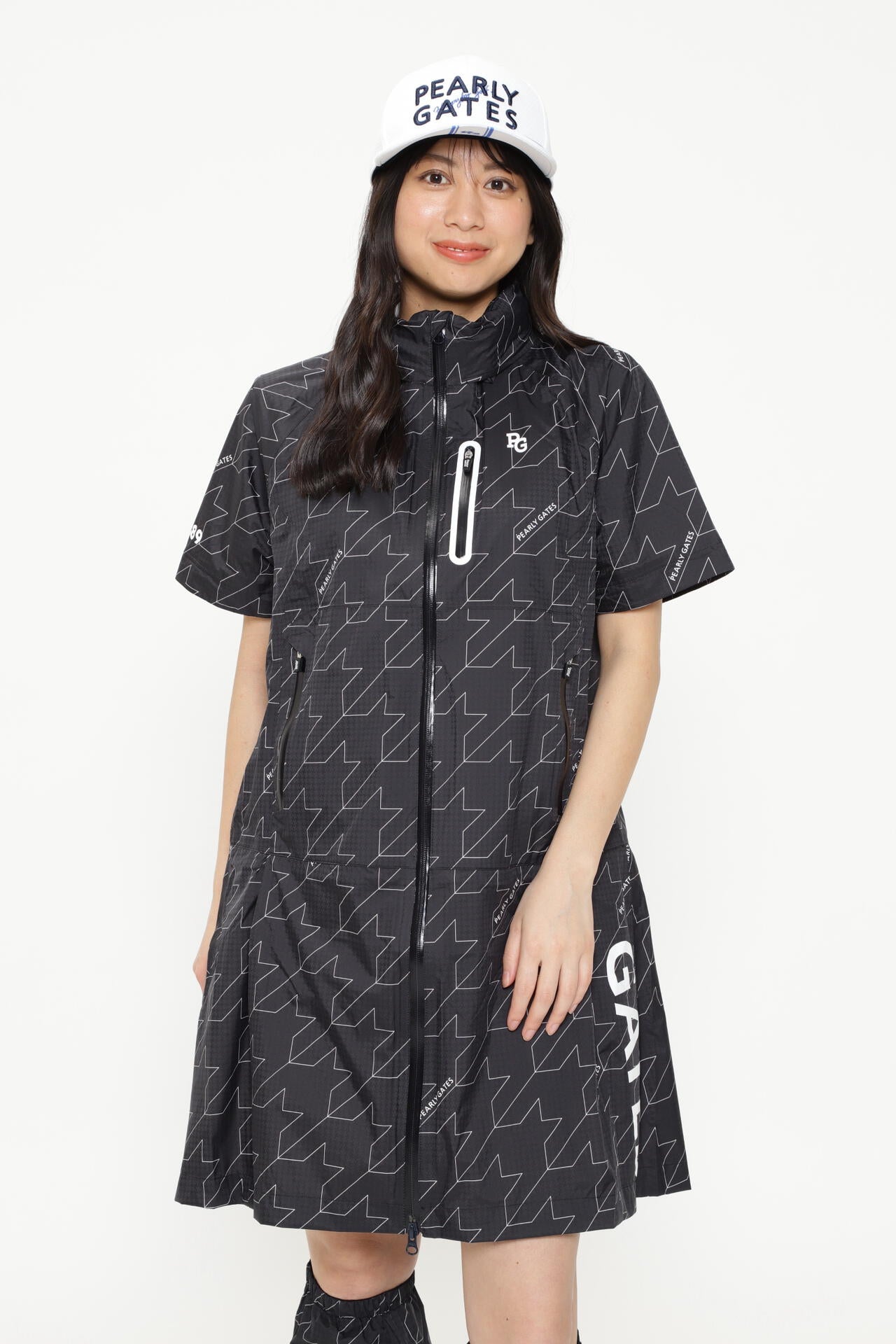 CRAFTEVO レインコート ＜ロゴ/千鳥柄＞ (LADIES) | PEARLY GATES