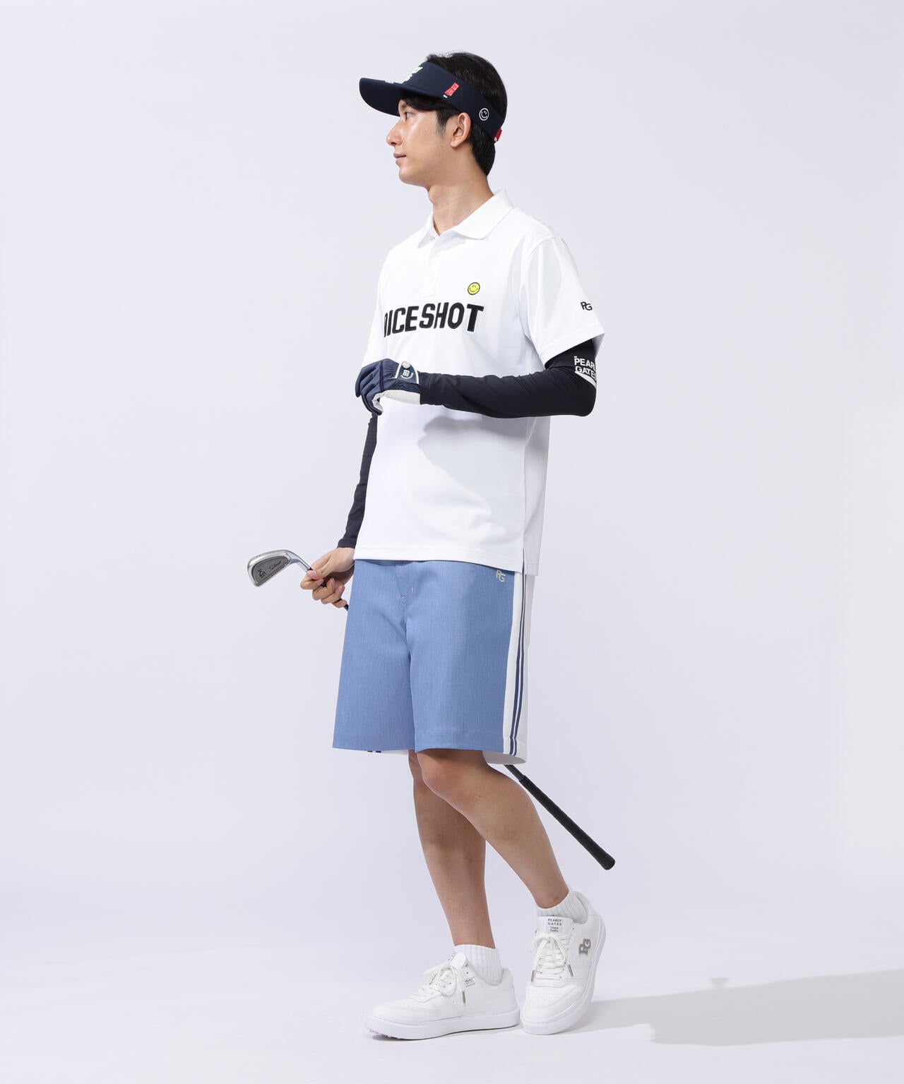 PG BODY】N/ベア天竺リップ長袖Vネックカットソー (MENS) | PEARLY