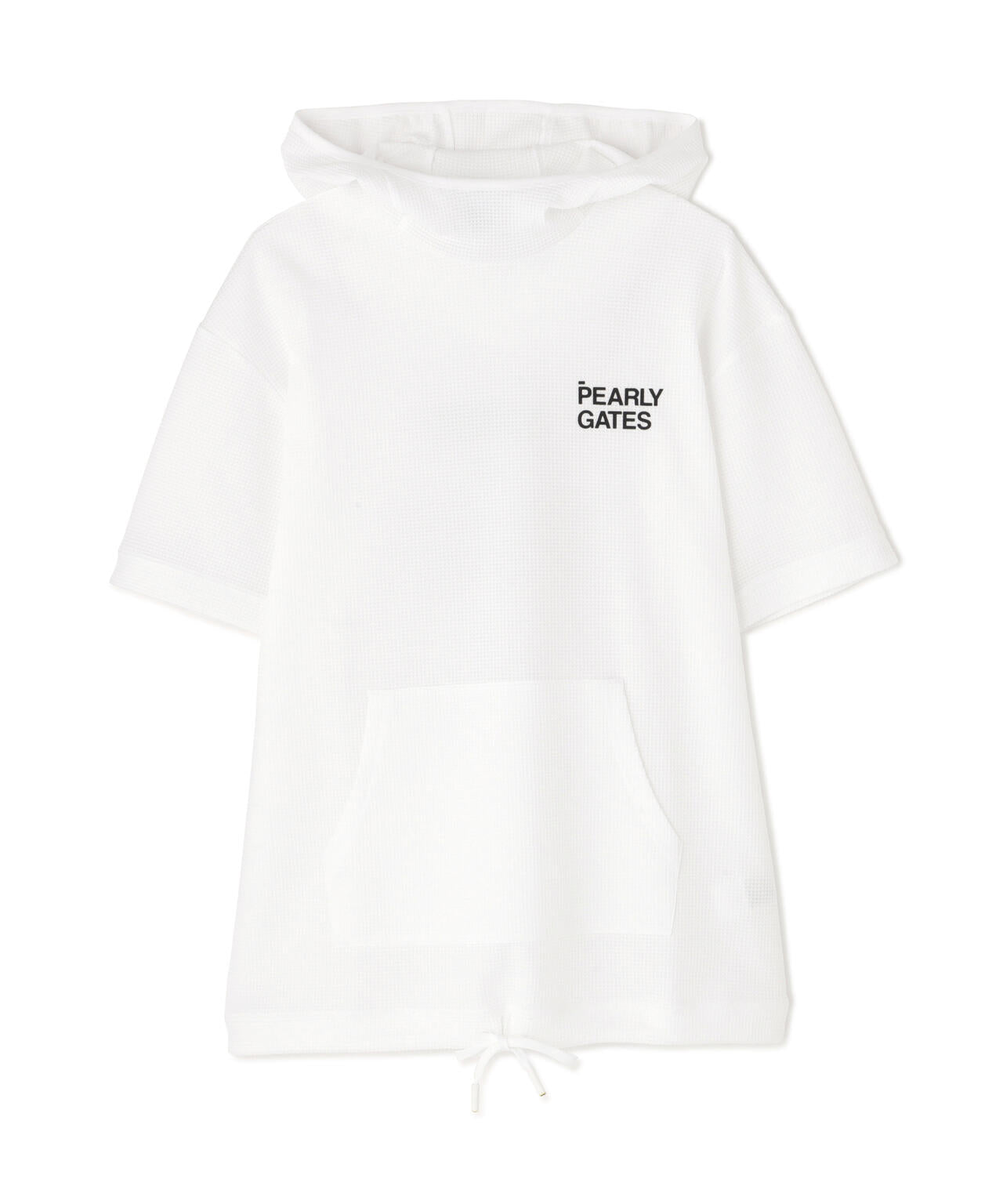 ネオワッフル半袖フーディプルオーバー ＜Relaxシリーズ＞ | PEARLY 