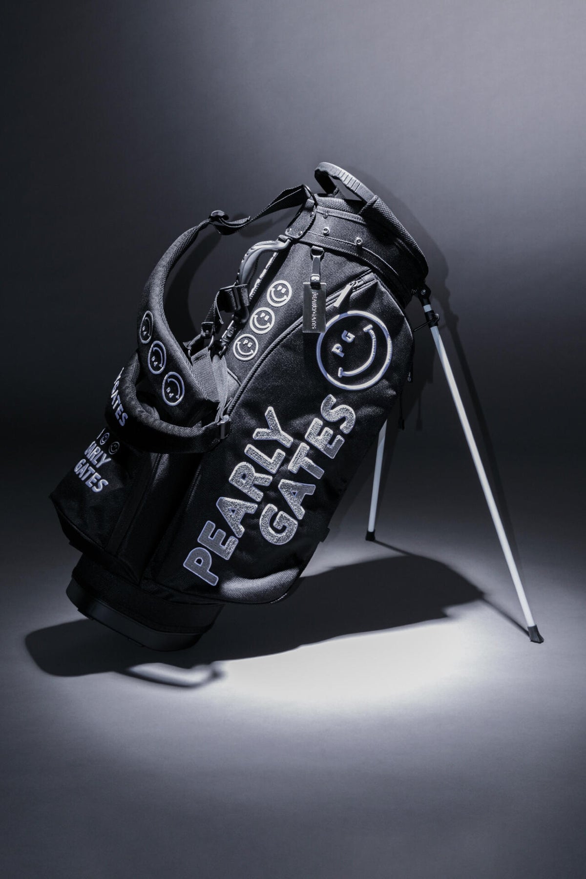 公式オンライン&一部店舗限定】BLACK PG SMILE軽量スタンド式キャディ 