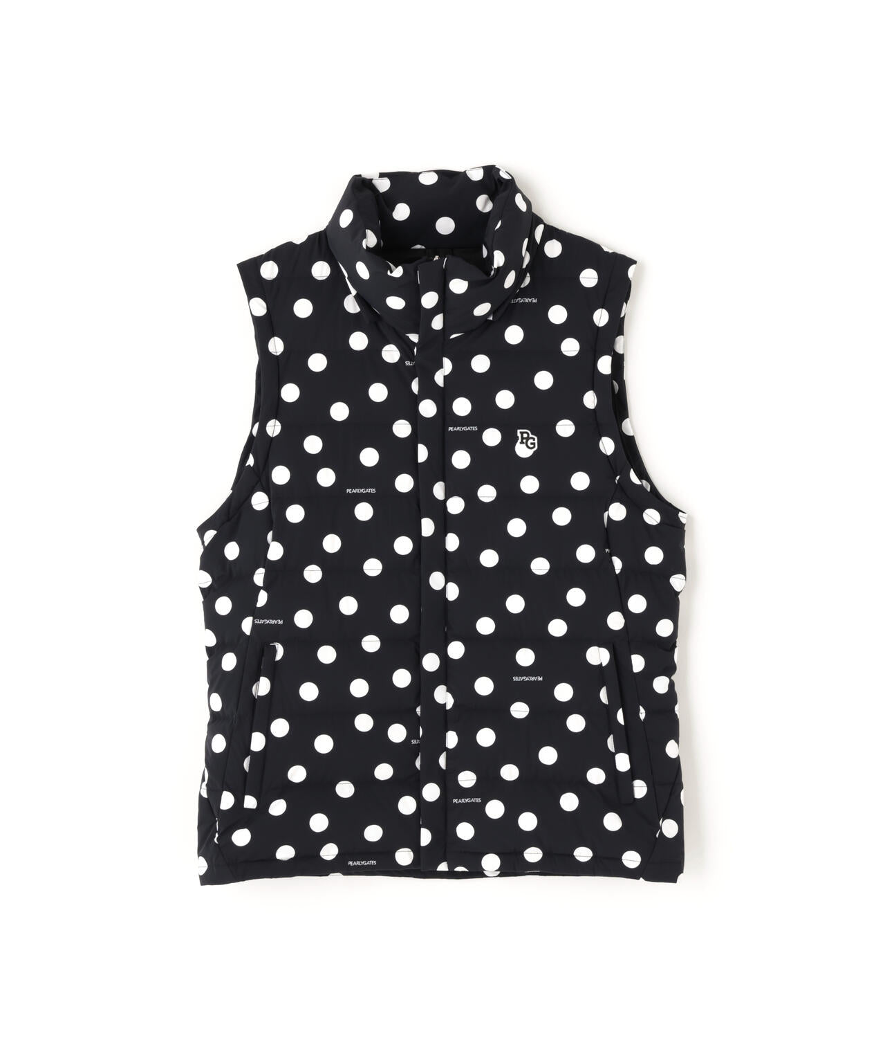 Nyストレッチタフタフーディダウンジャケット ＜ランダムドット柄＞