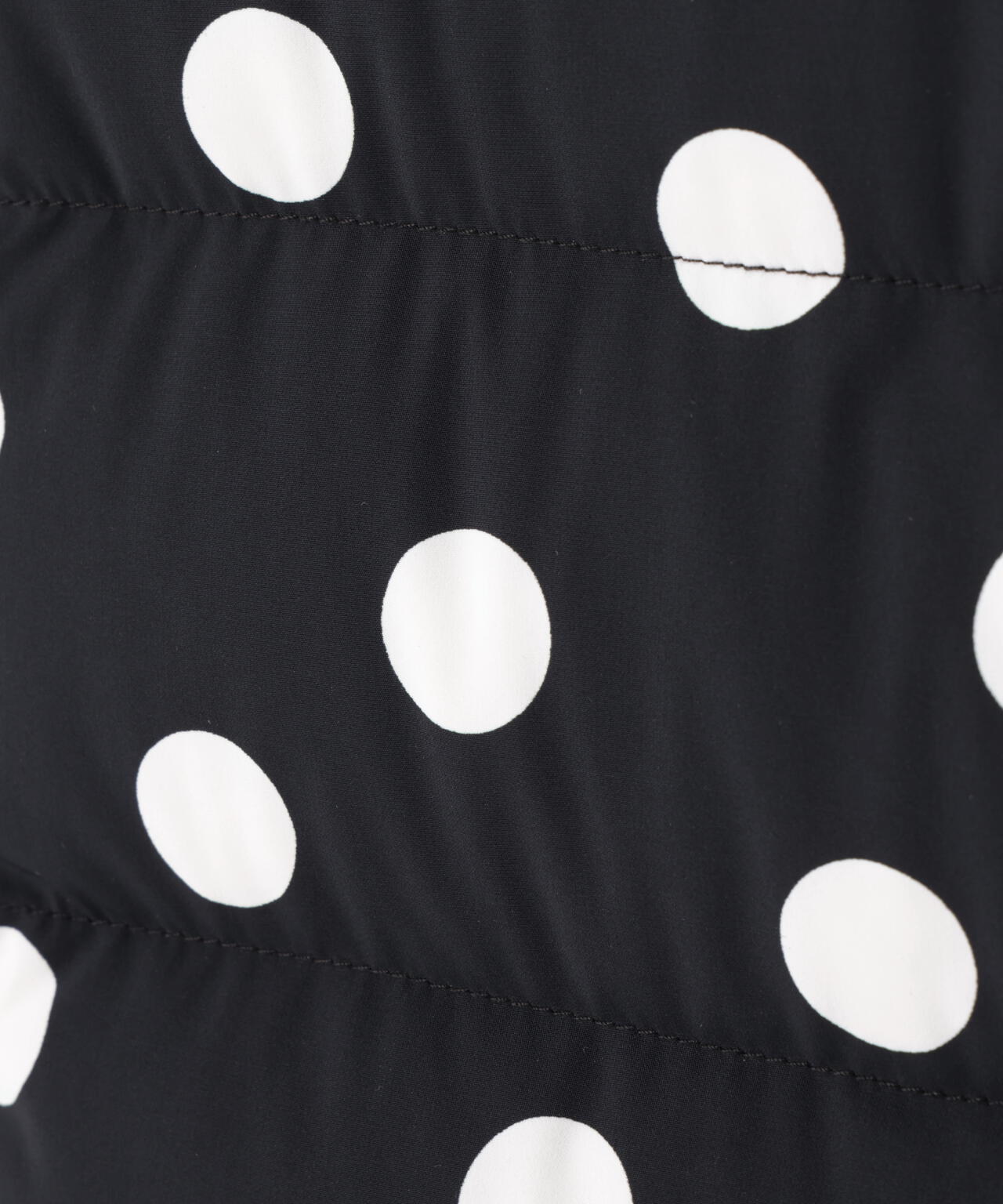 Nyストレッチタフタフーディダウンジャケット ＜ランダムドット柄＞