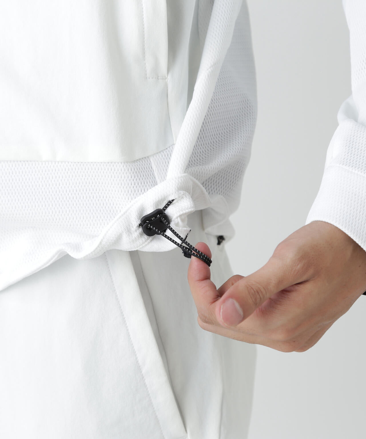 ○★新品未使用　パーリーゲイツ　フルジップフーディブルゾン　5　レッド ダブルフェイス フルジップフーディ ＜ミニドット柄＞ | PEARLY