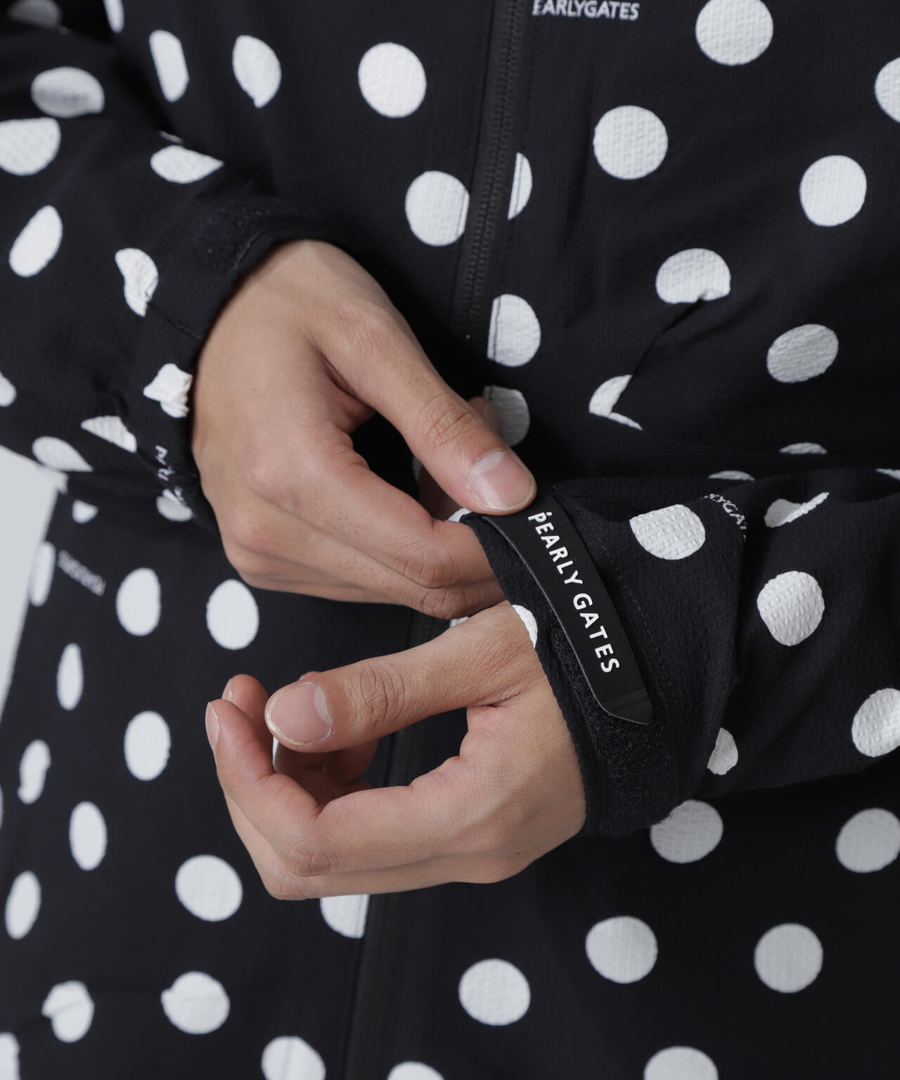 Peストレッチサッカー フルジップフーディ ＜ランダムドット柄＞