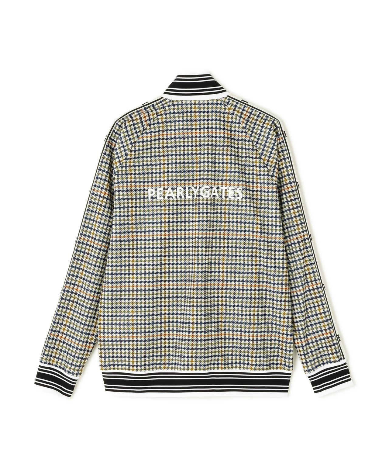 Peストレッチメッシュ フルジップジャケット ＜ガンクラブチェック柄