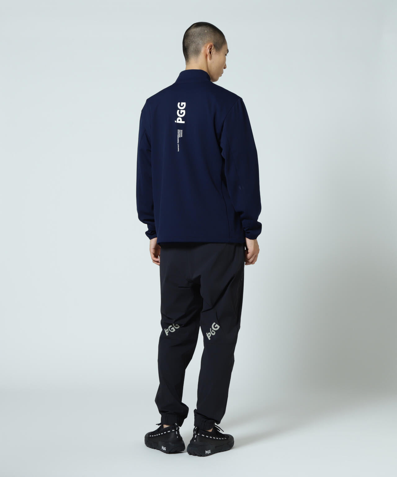 【PGG】【直営店舗&公式オンライン限定】Nyストレッチリップストップ×エプシロン ＜ロゴ総柄＞ (MENS)